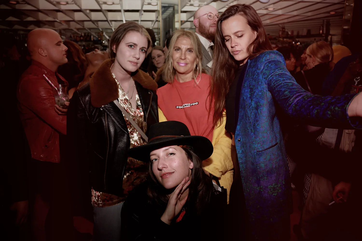 Jo Shane, Nicole Nadeau, Samantha McCurdy, and Friend