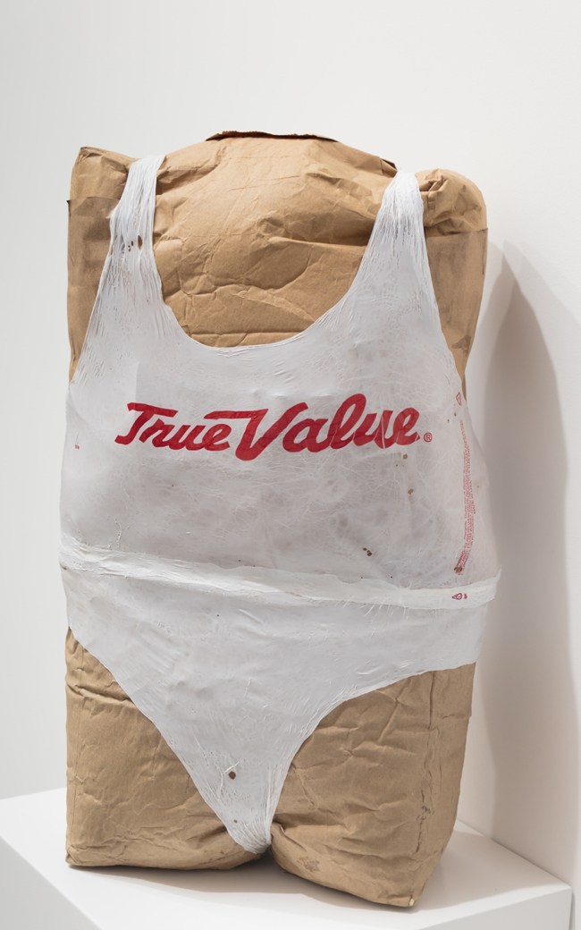 Double-bag-torso-2019_True-value-bag-over-paper-bag-urethane-foam-18h-x-11w-x-7d-in-web.jpg