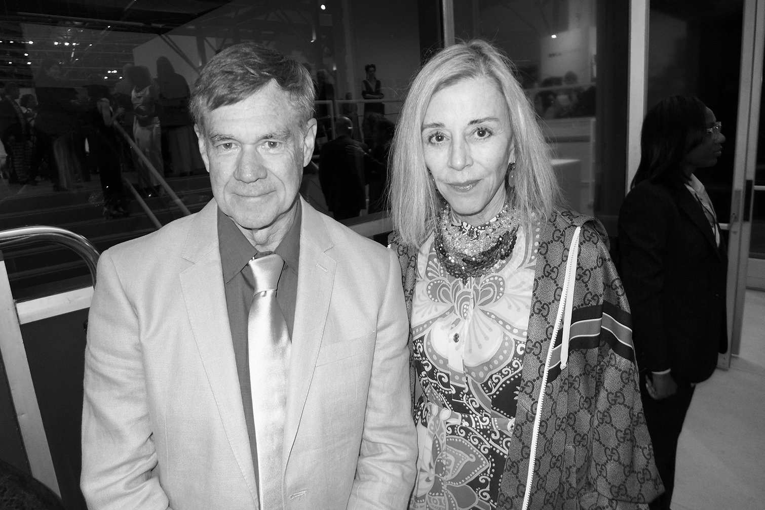 Gus Van Sant and Paige Powell 