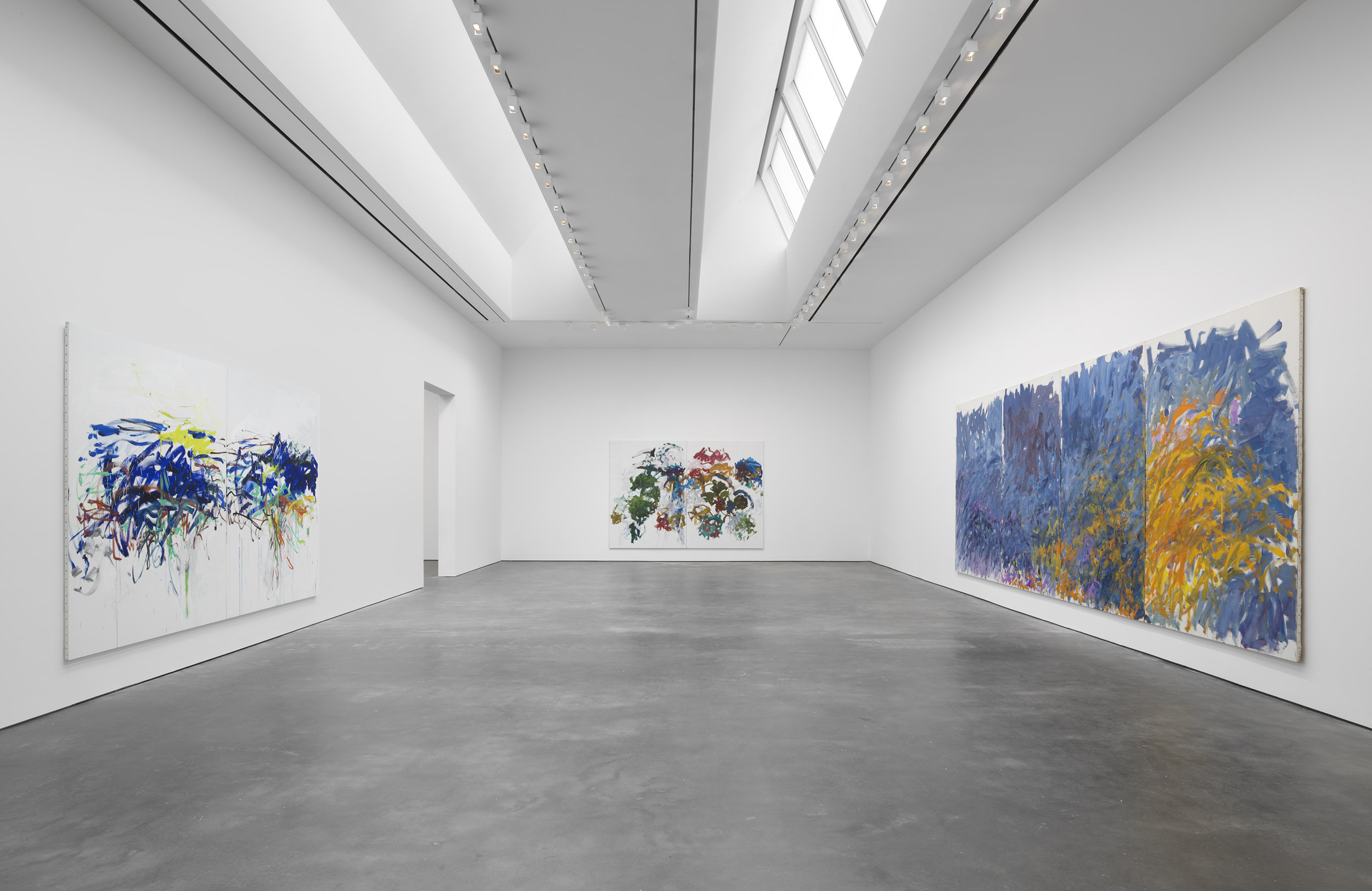  Installation view,  Joan Mitchell: I carry my landscapes around with me , David Zwirner, New York, 2019. Courtesy David Zwirner. 