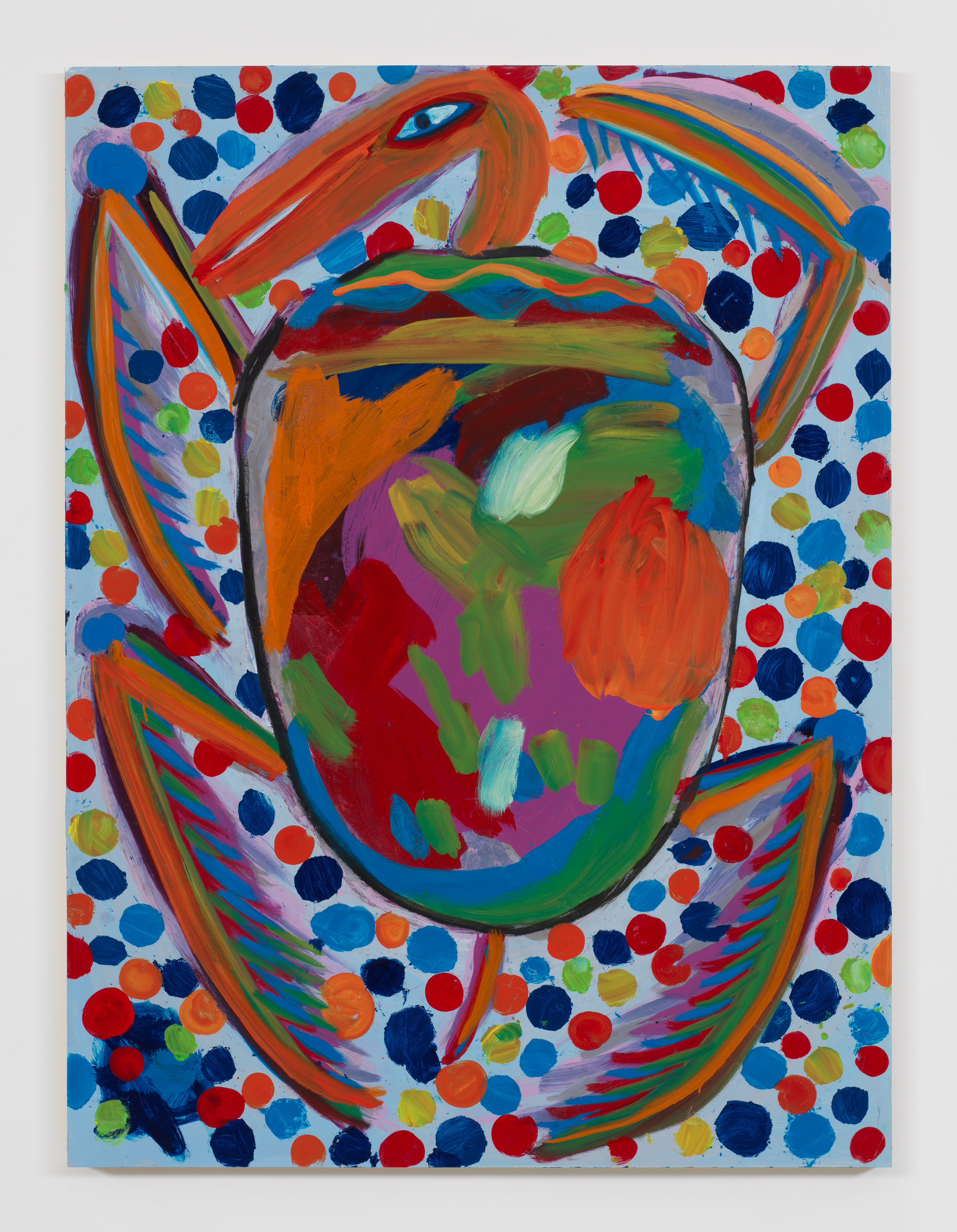   Josh Smith,  Turtle , 2019, Oil on wood panel, 48 x 36 inches, 121.9 x 91.4 cm 