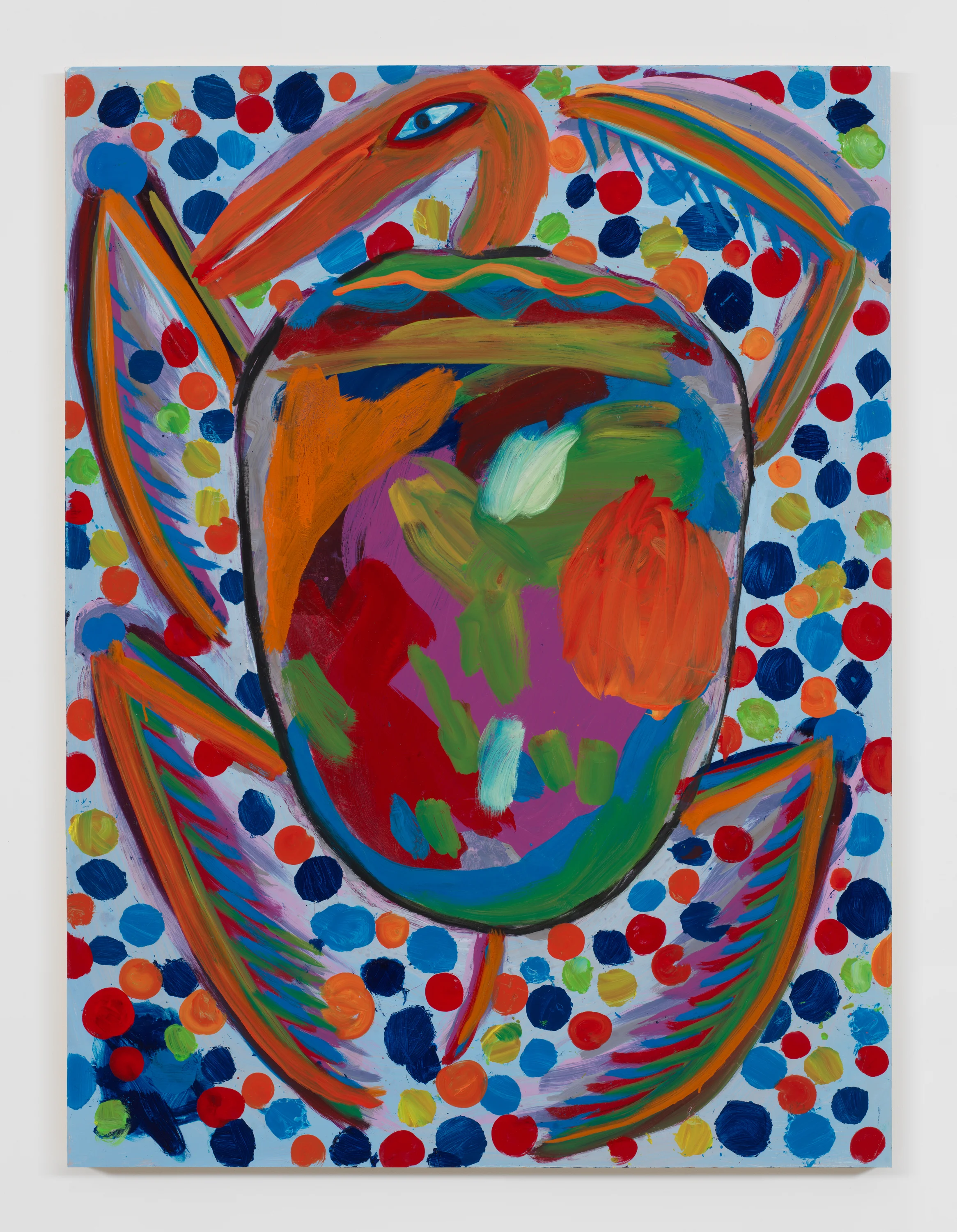 Josh Smith, Turtle , 2019, Oil on wood panel, 48 x 36 inches, 121.9 x 91.4 cm