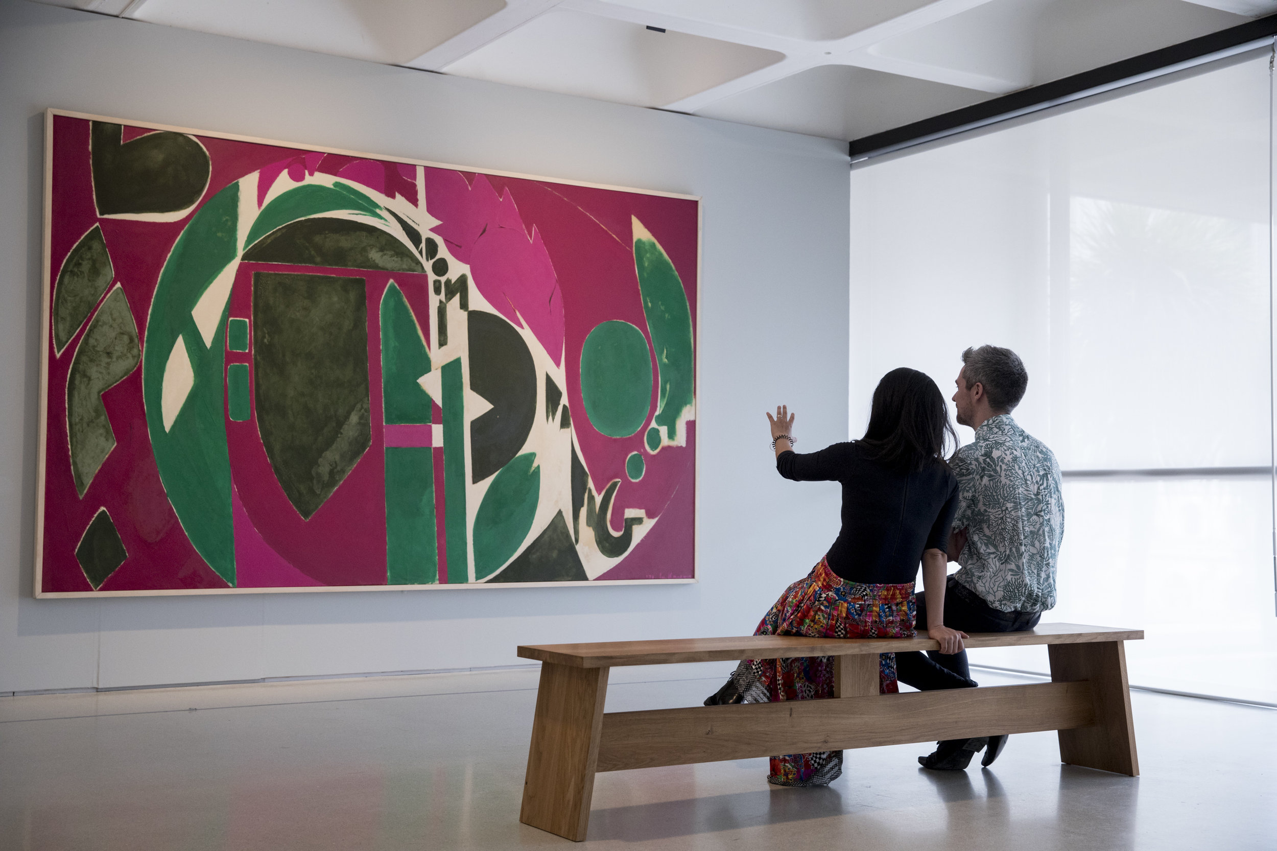  Lee Krasner: Living Colour Installation View with Palingenesis, 1971, Barbican Art Gallery 30 May–1 September 2019 © Tristan Fewings/Getty Images 