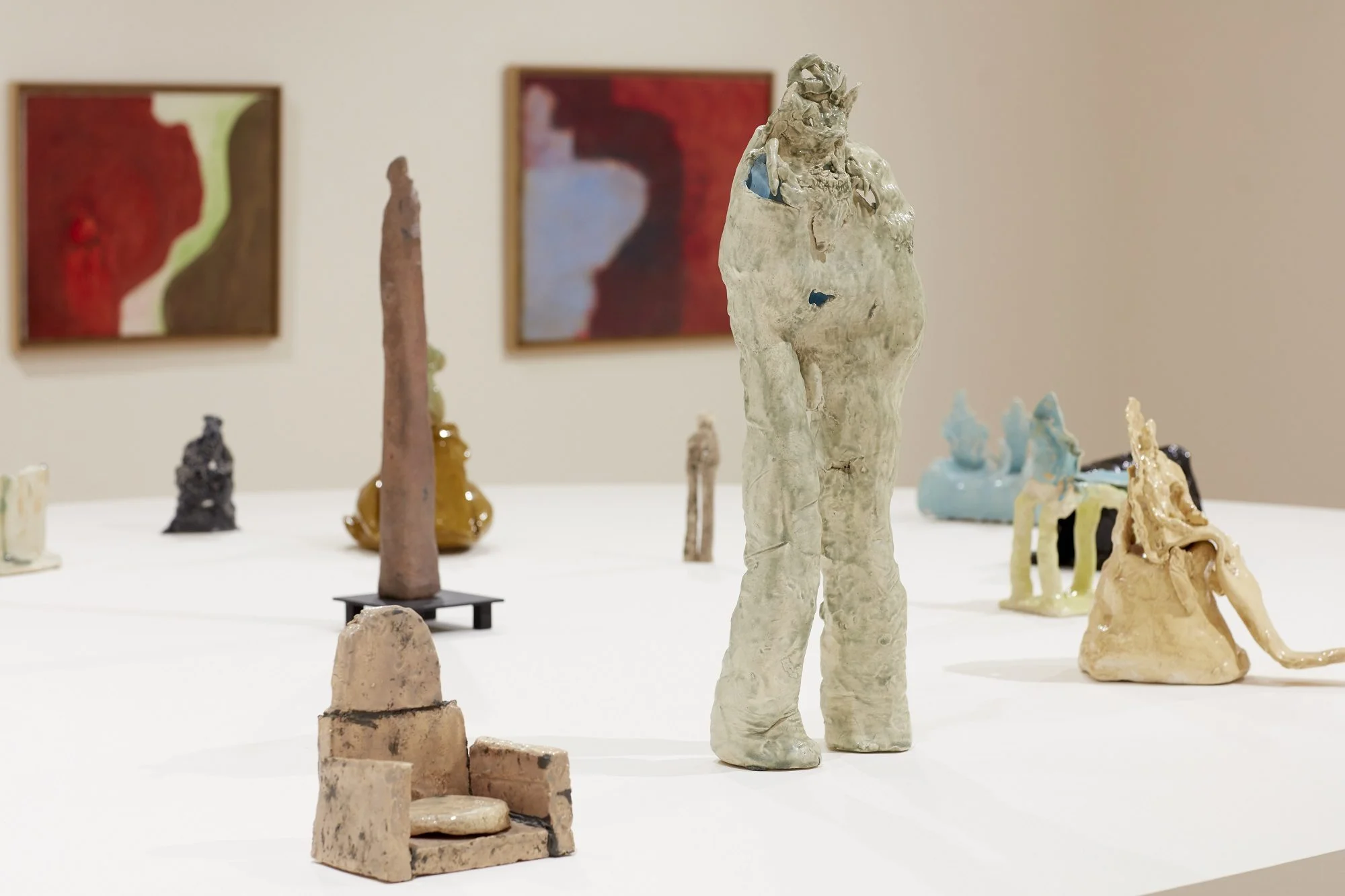 Simone Fattal: Works and Days , on view at MoMA PS1 through September 2, 2019. Artwork courtesy the artist and Balice Hertling, Paris; Karma International, Zurich / Los Angeles; kaufmann repetto, Milan / New York; and Galerie Tanit, Munich / Beirut. Image courtesy MoMA PS1. Photo: Matthew Septimus