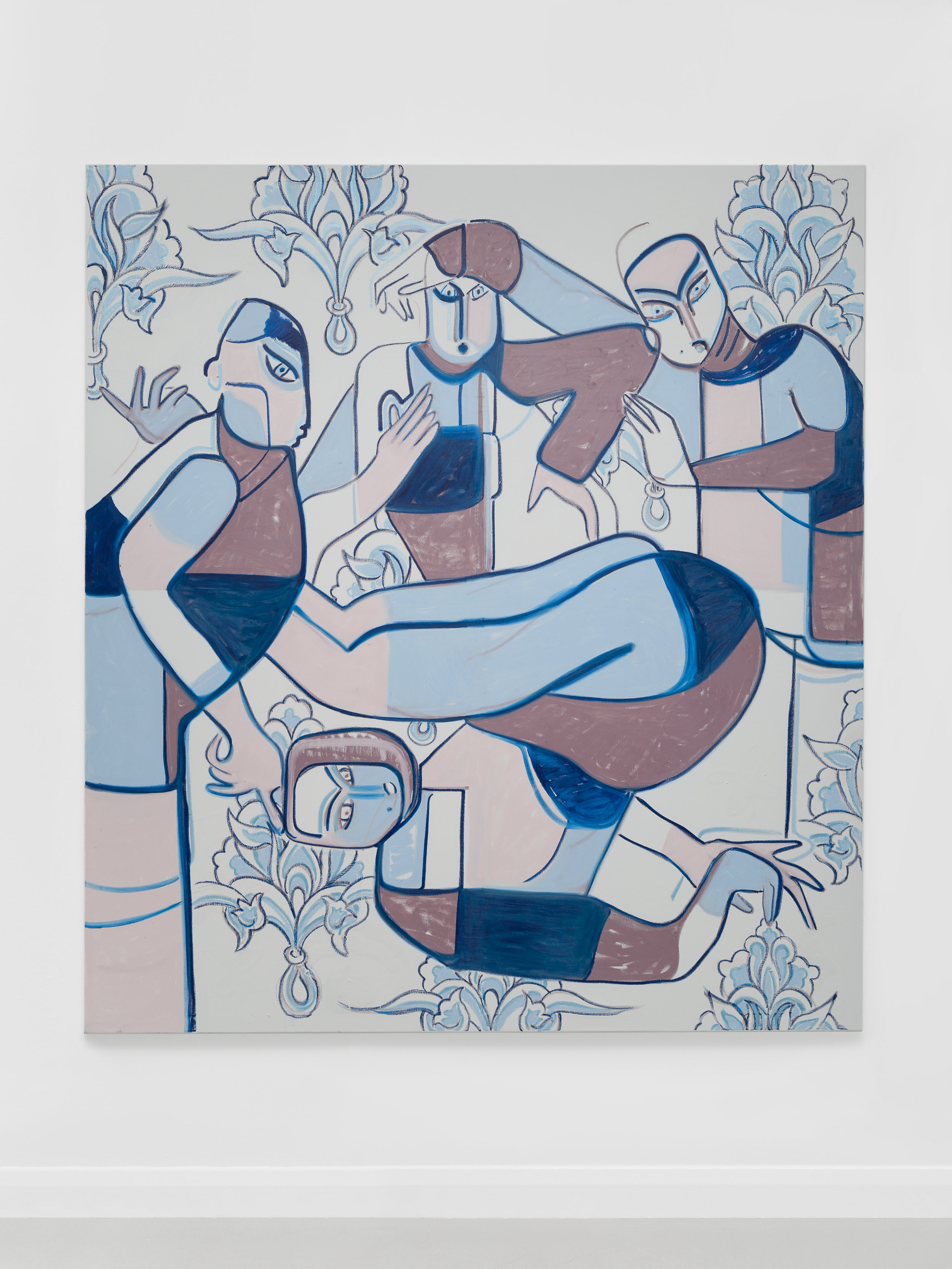 Melike Kara, Like locked rooms, 2019, oil stick and acrylic on canvas, 200 x 180 cm @Ollie Hammick.jpg
