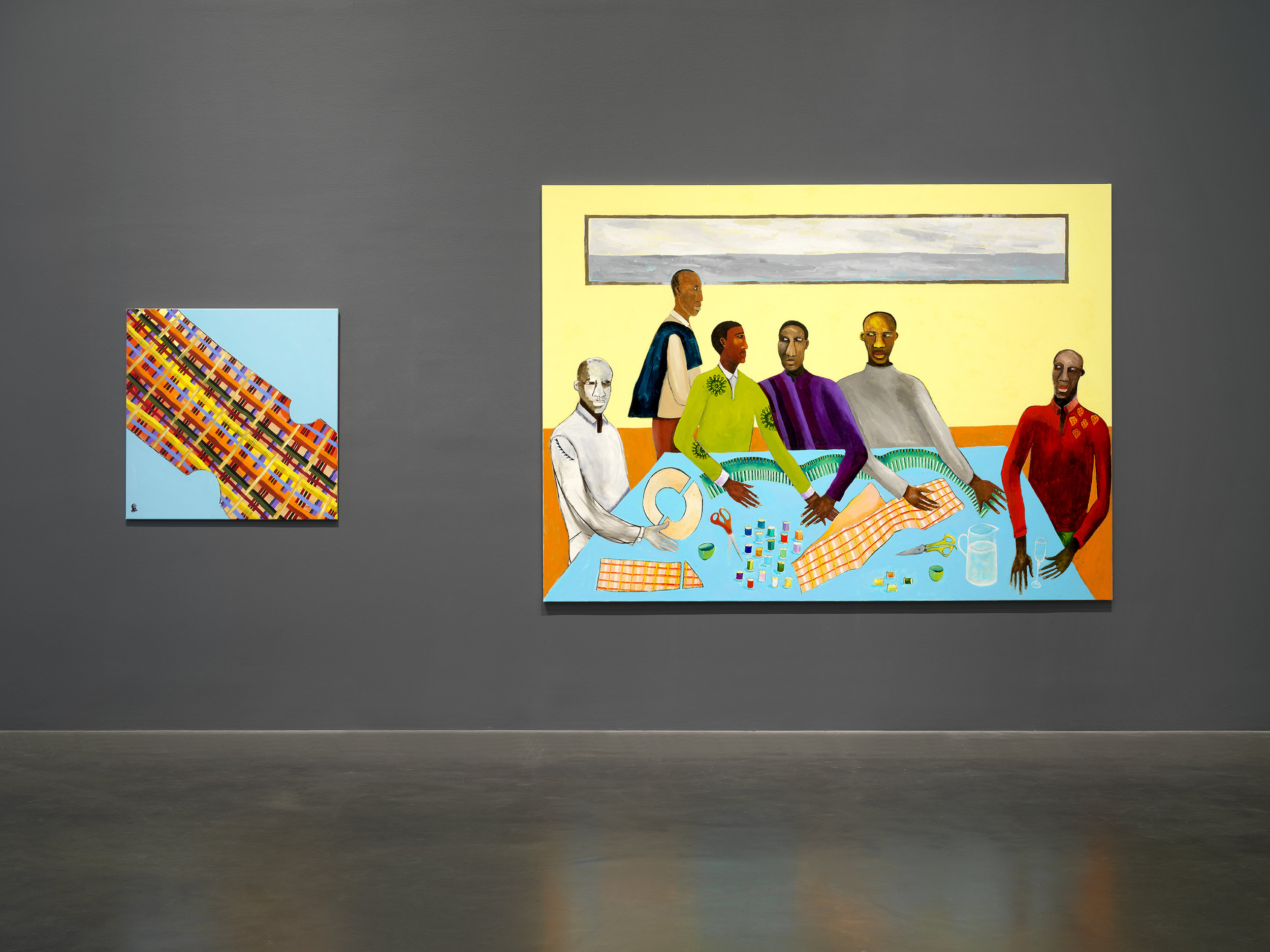  “Lubaina Himid: Work from Underneath,” 2019. Exhibition view: New Museum, New York. Photo: Dario Lasagni 