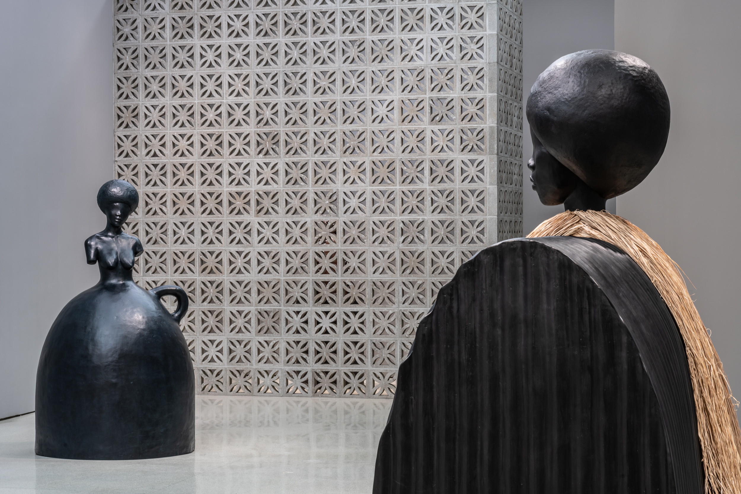  Installation view:  The Hugo Boss Prize 2018: Simone Leigh, Loophole of Retreat , Solomon R. Guggenheim Museum, New York, April 19–October 27,2019. Photo: David Heald © 2019 The Solomon R. Guggenheim Foundation 