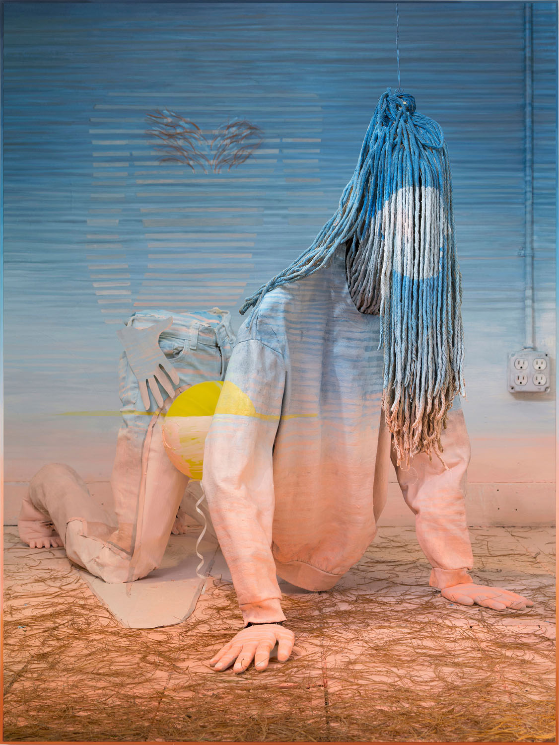  Rachel Granofsky  Ghost Sex , 2015 Pigment print and wood frame, Edition 2 of 3 56.5 x 42 inches 