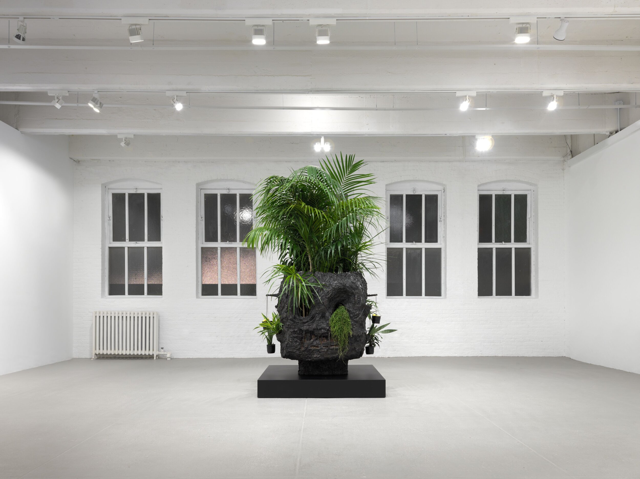  Installation view, Rashid Johnson ‘The Hikers,’ Hauser &amp; Wirth New York, 22nd Street, 2019. © Rashid Johnson Courtesy the artist and Hauser &amp; Wirth Photo: Dan Bradica 