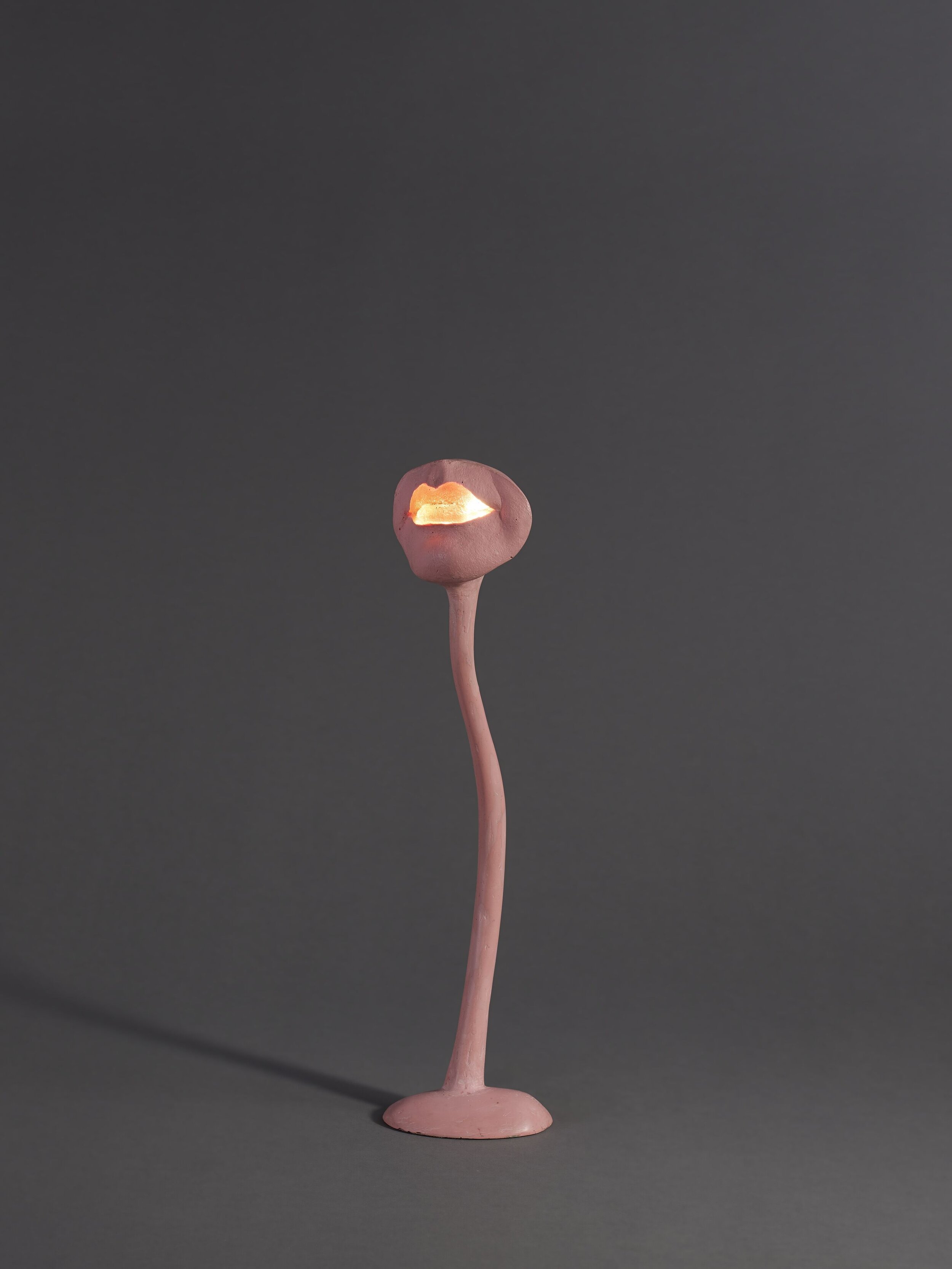  Lampe-bouche (Illuminated Lips) 1966 Coloured polyester resin, light bulb, electrical wiring and metal 36 x 11 x 8 cm / 14 1/8 x 4 3/8 x 3 1/8 in Photo: Thomas Barratt 