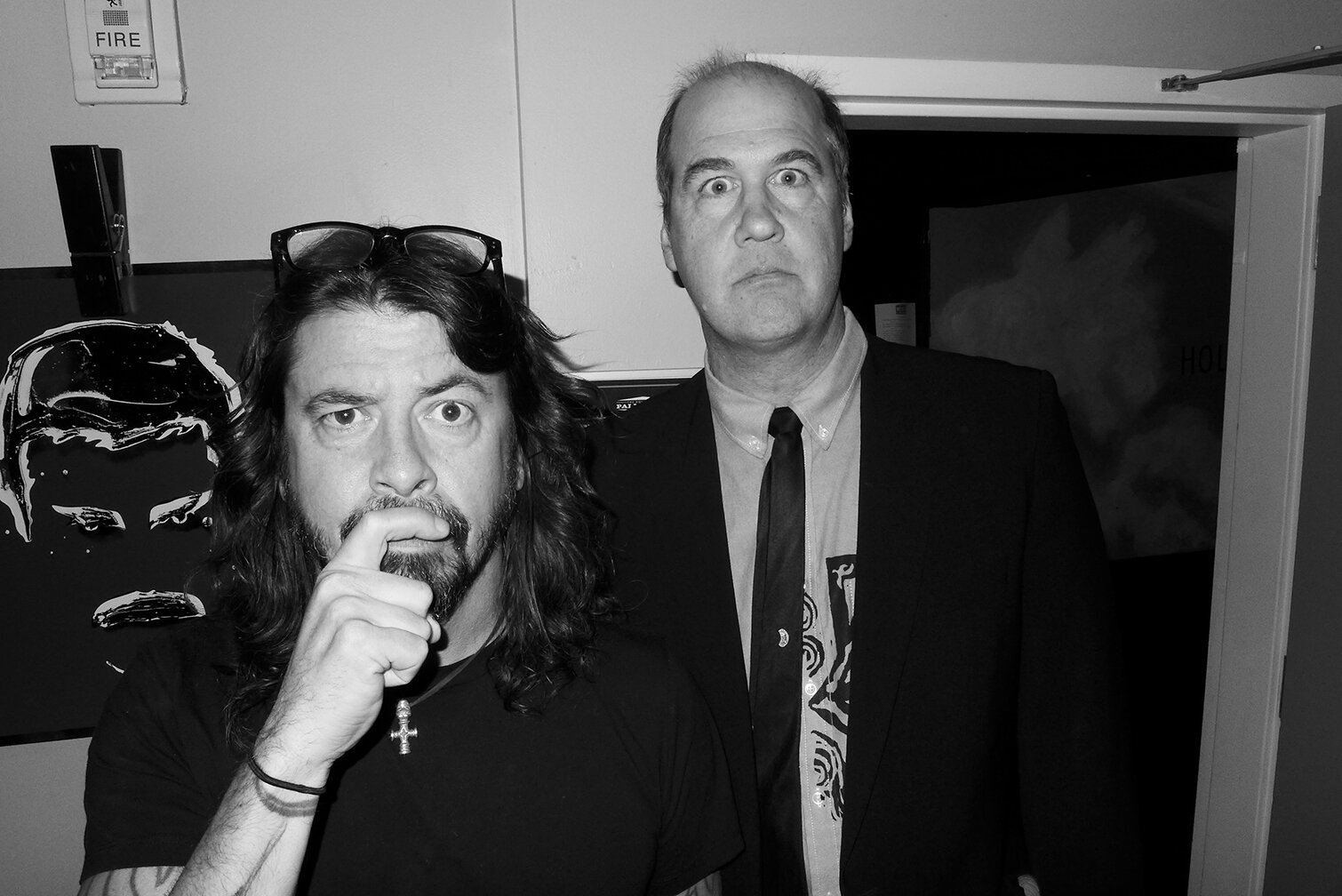 Dave Grohl and Krist Novoselic 