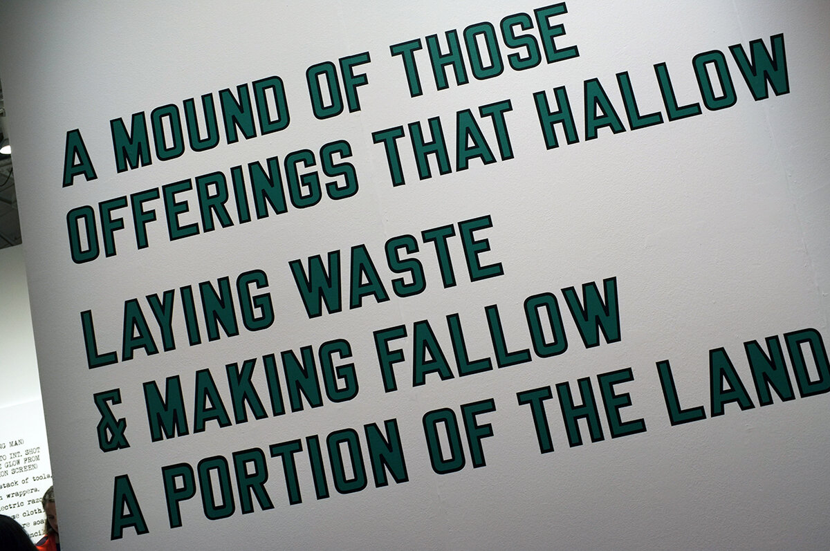 Lawrence Weiner at Marian Goodman 