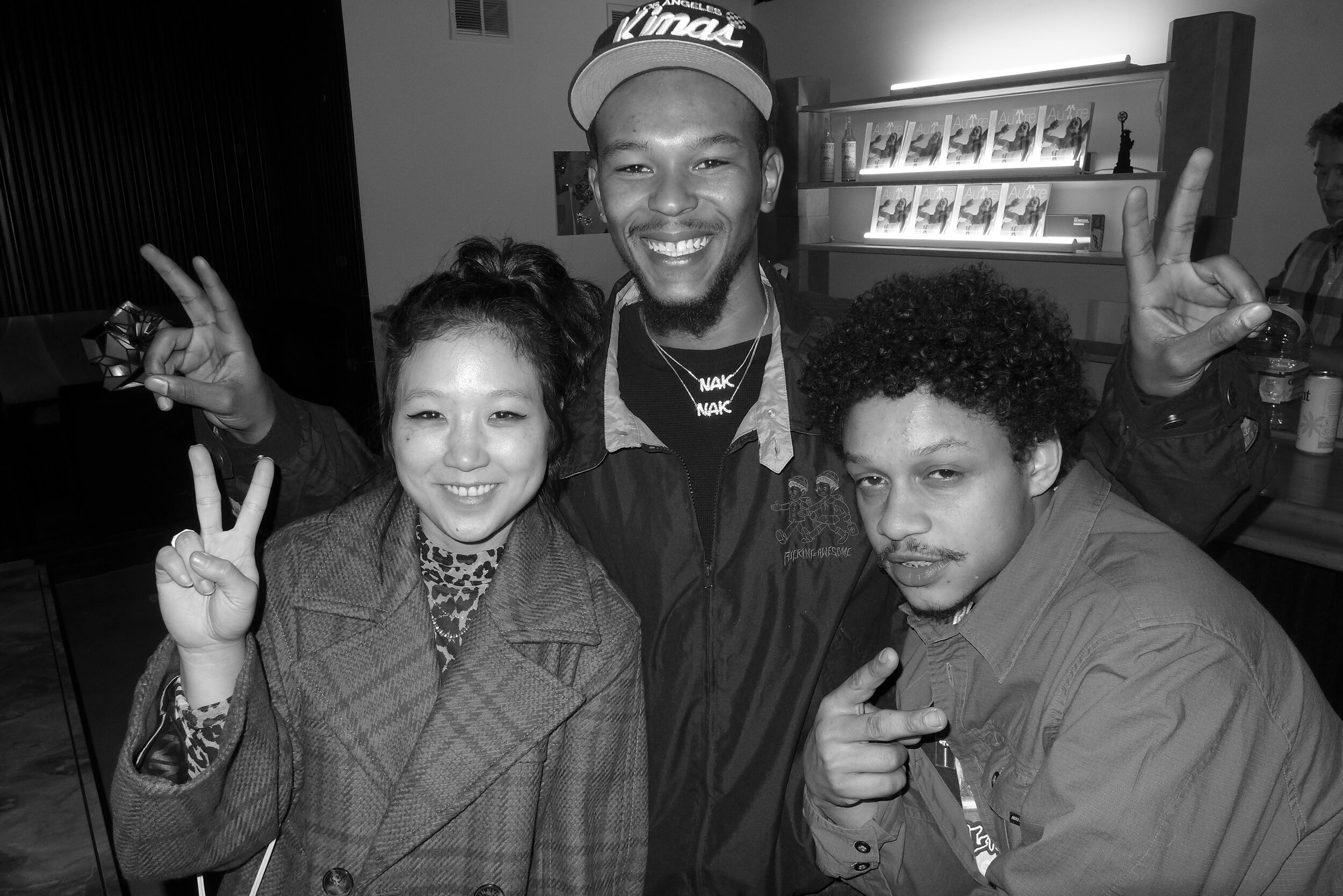 Sandy Kim, Na-Kel Smith, and KB