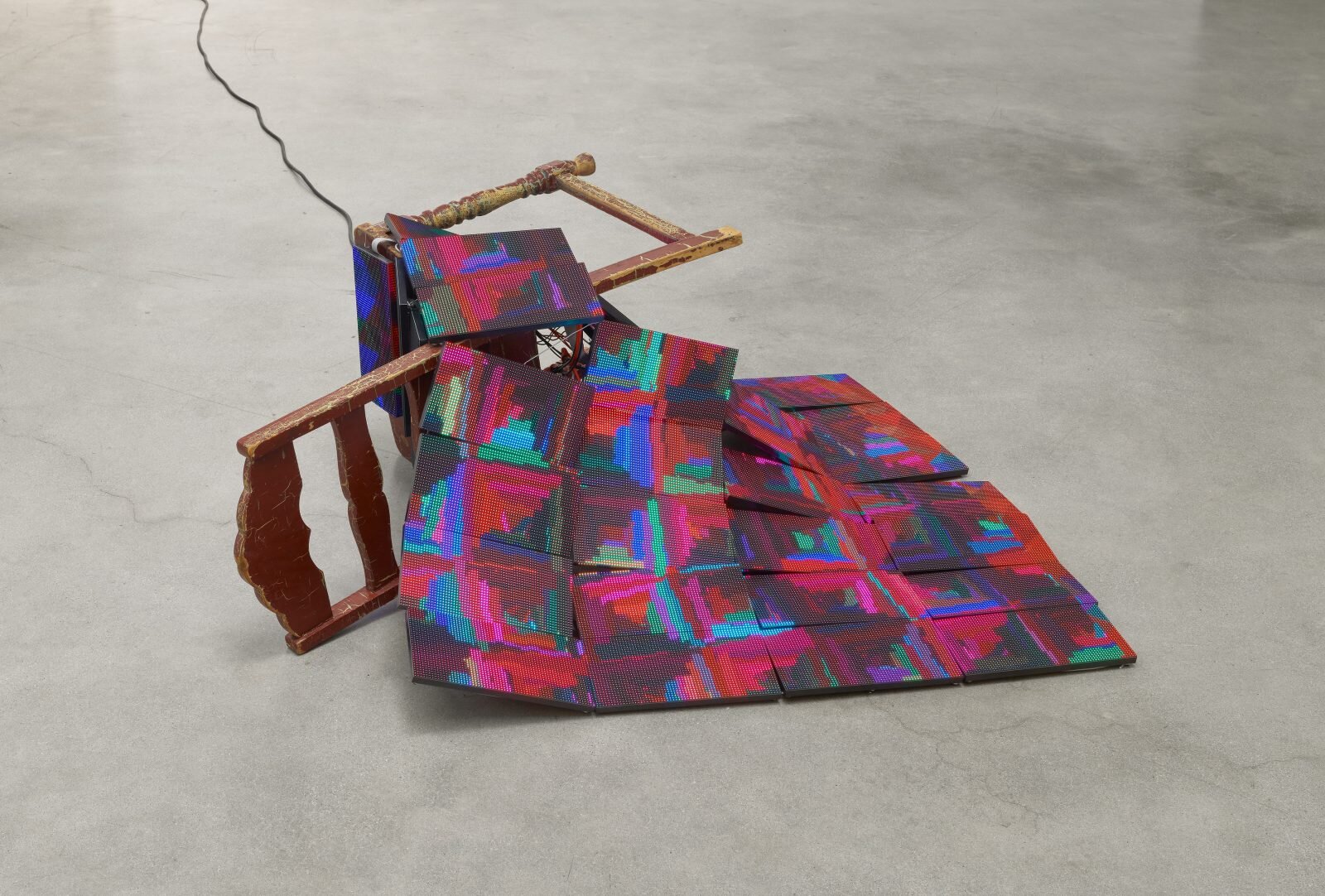  Luke Murphy,  Quilt and Discarded Chair , 2020 