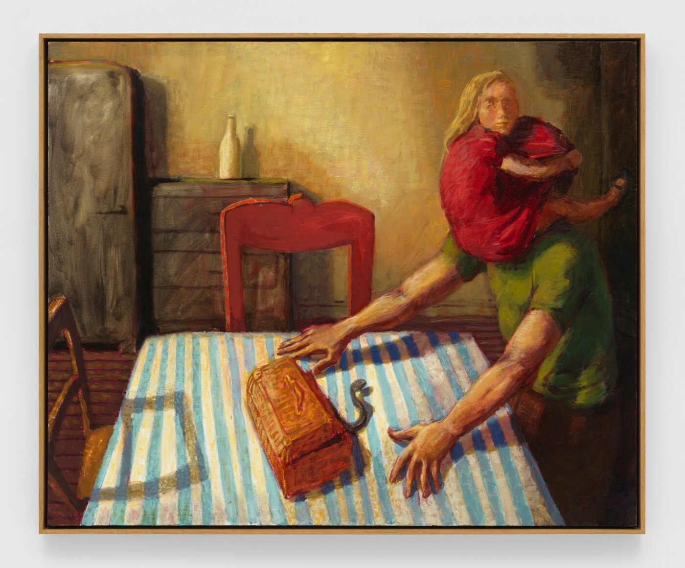   Gold Box , 1988 Oil on canvas 54.13h x 65.5w in (137.32h x 166.37w cm) 