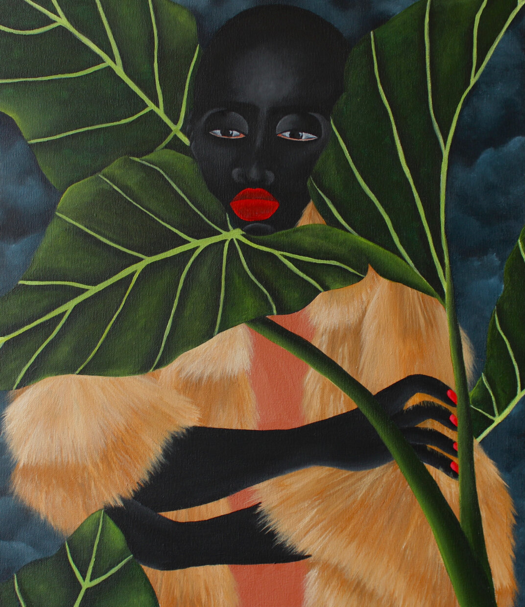  Zandile Tshabalala  Enter Paradise I , 2020 acrylic on canvas 60 x 70 cm 