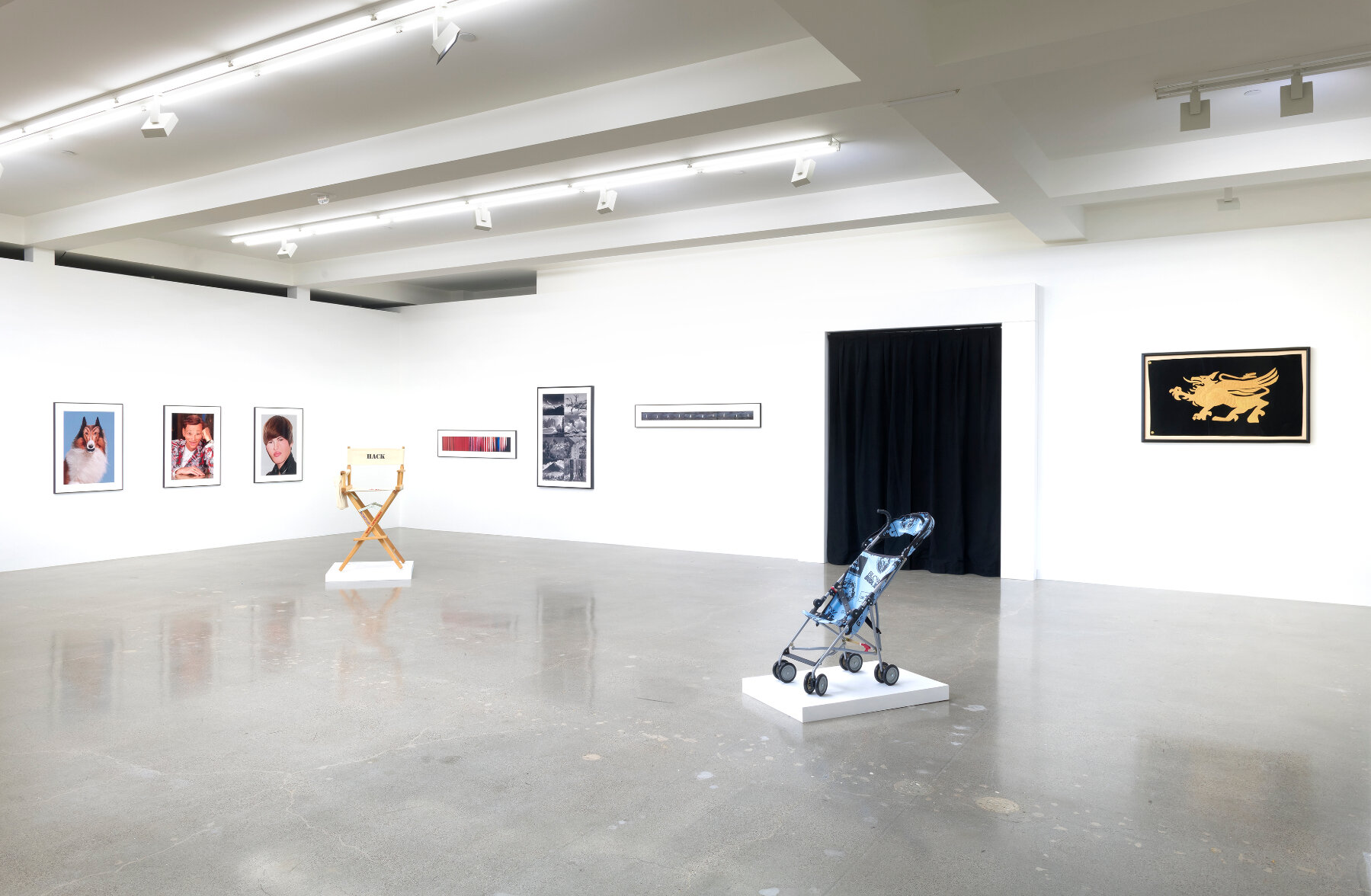  Installation view, John Waters,  Hollywood's Greatest Hits  February 16–May 1, 2021, Sprüth Magers, Los Angeles © John Waters Courtesy the artist and Sprüth Magers  Photo: Robert Wedemeyer  