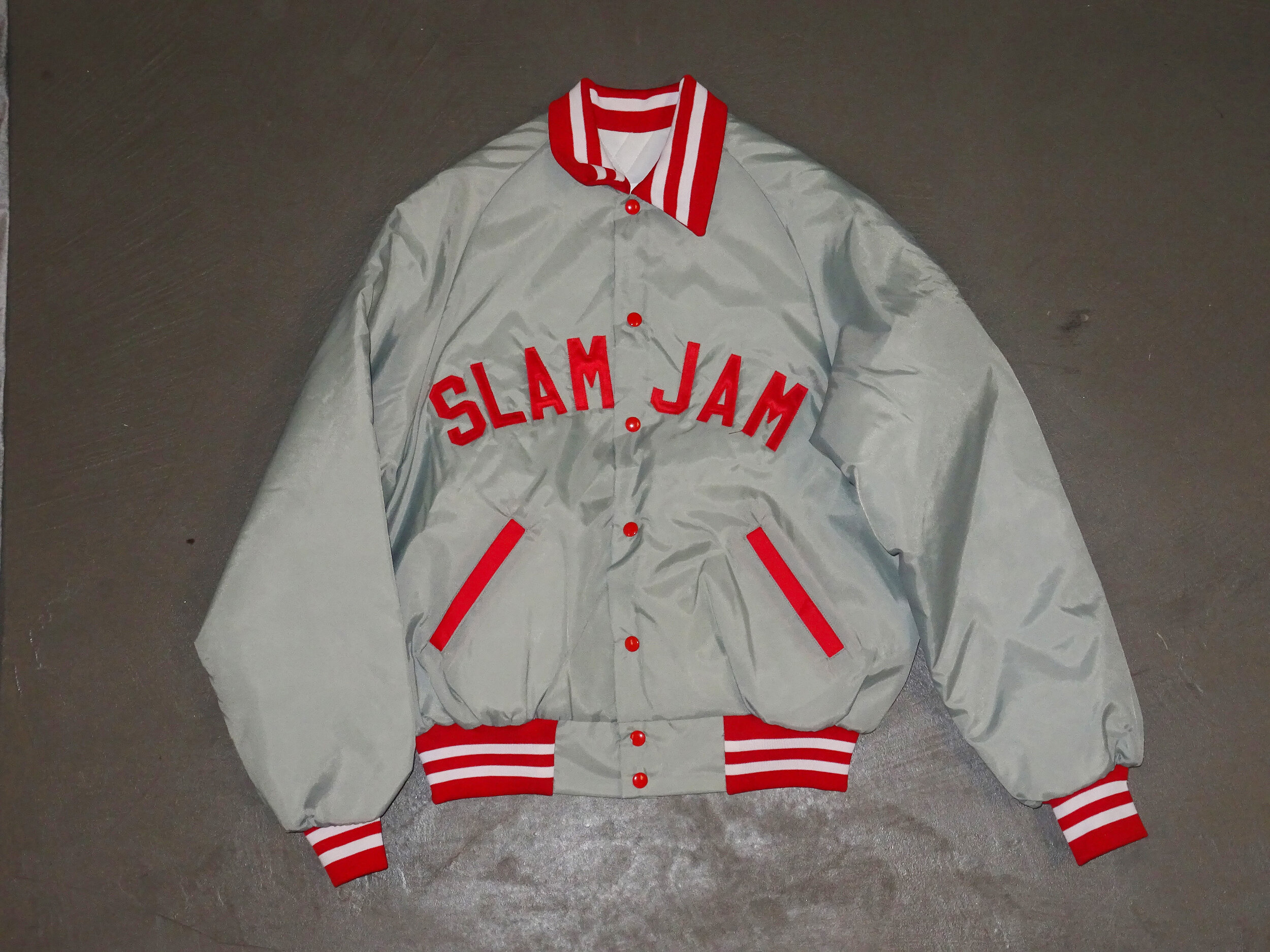  SLAM JAM VARSITY JACKET DESIGNED FOR SLAM JAM TEAM IN 1993.  