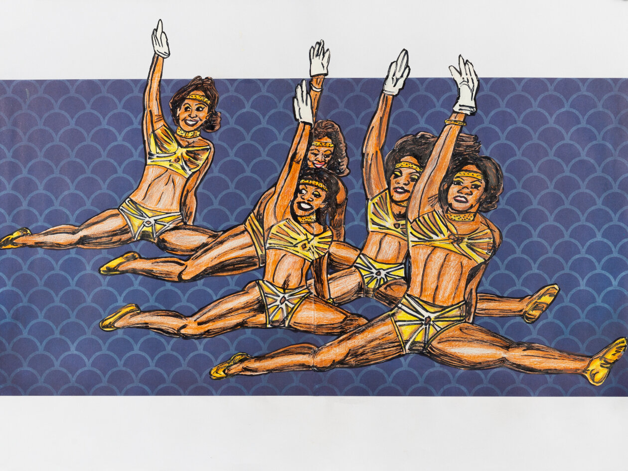  Keith Duncan  Southern University Dance Team 2 , 2020 18 x 24 inches 