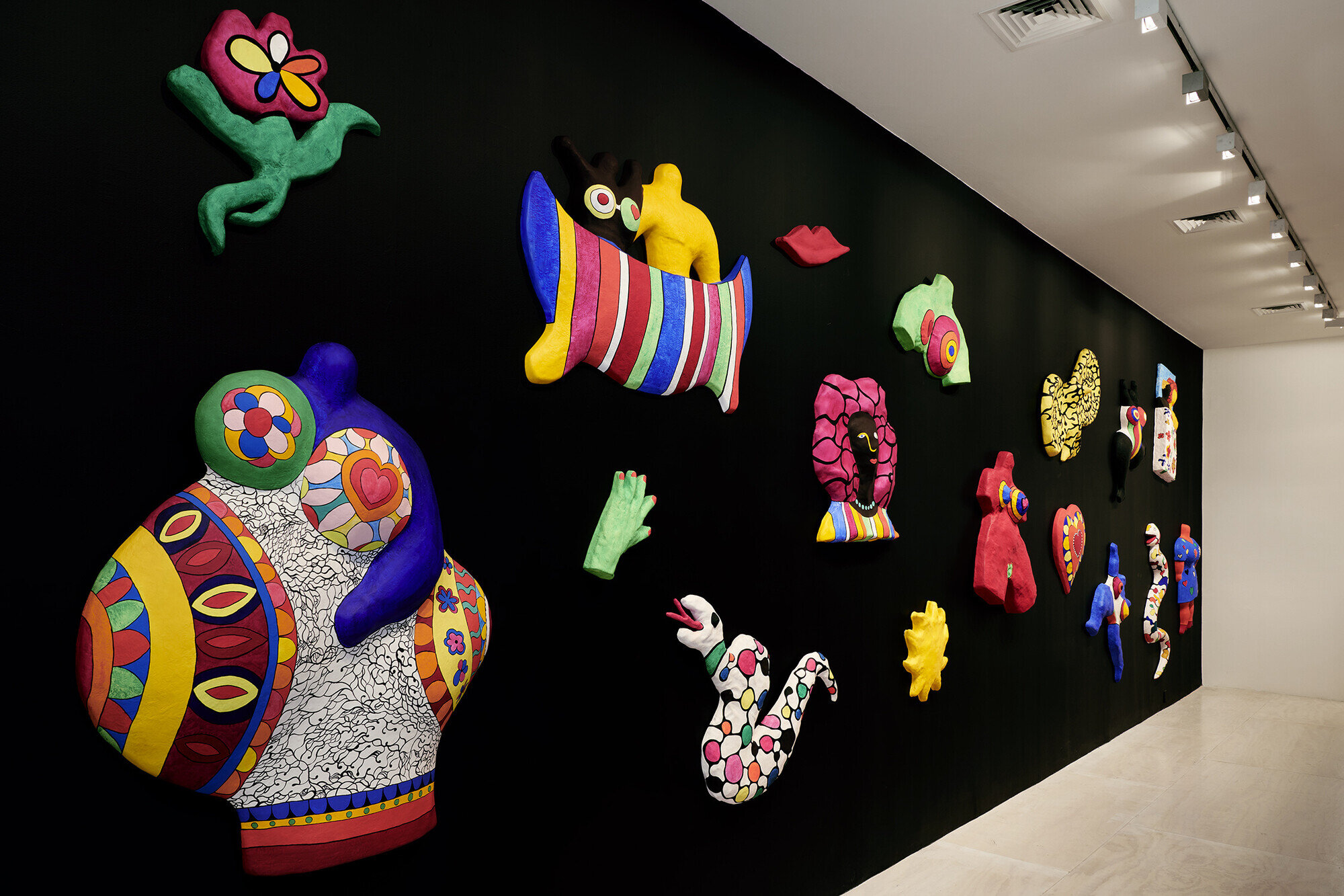  Installation view of  Niki de Saint Phalle: Structures for Life , on view at MoMA PS1, New York, from March 11 to September 6, 2021. Photo: Kyle Knodell 