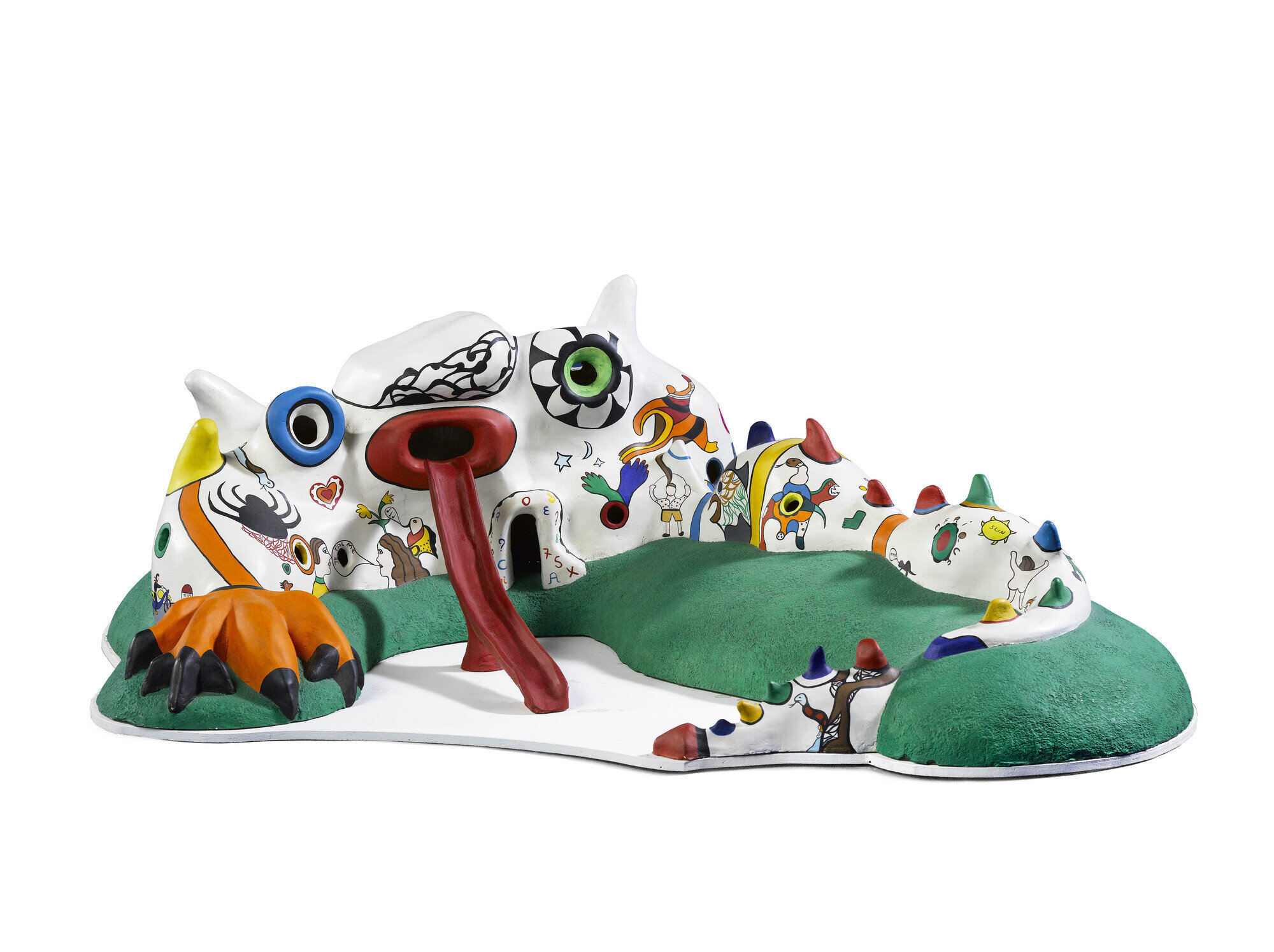  Niki de Saint Phalle  Maquette for Le dragon de Knokke , c. 1973 Painted polyester Photo: Katrin Baumann © 2021 Niki Charitable Art Foundation 