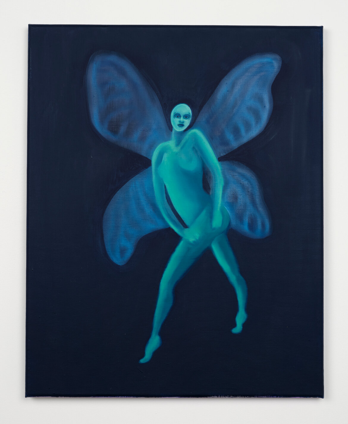  Bambou Gili  Green Fairy Jr ., 2021 Oil on linen 16 x 20 inches Photo by Julian Calero Courtesy of Make Room Los Angeles  