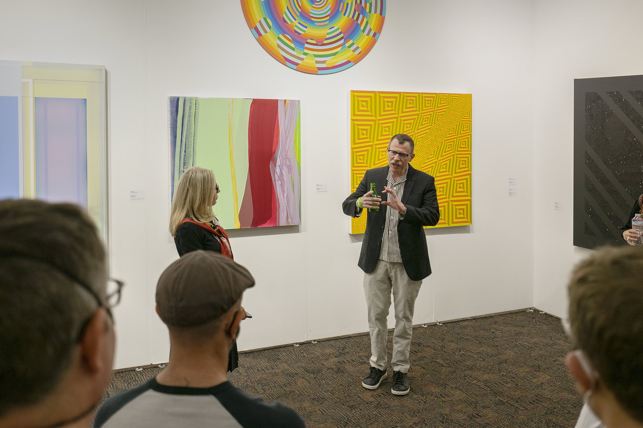  Booth Talk with artist Jim Isermann and Good Vibrations, curator Hunter Drohojowska-Philp at Intersect Palm Springs 2022 