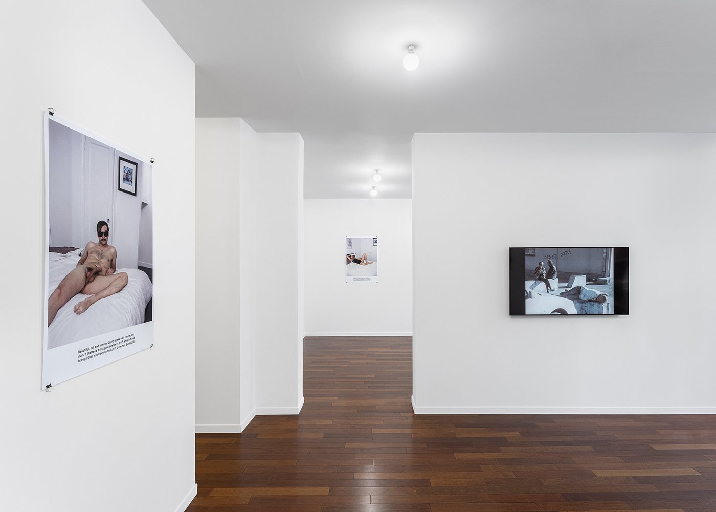  Installation view, Leigh Ledare:  To you who make the springtime, I send my winter.&nbsp; Photographs by Nicolas Brasseur. 