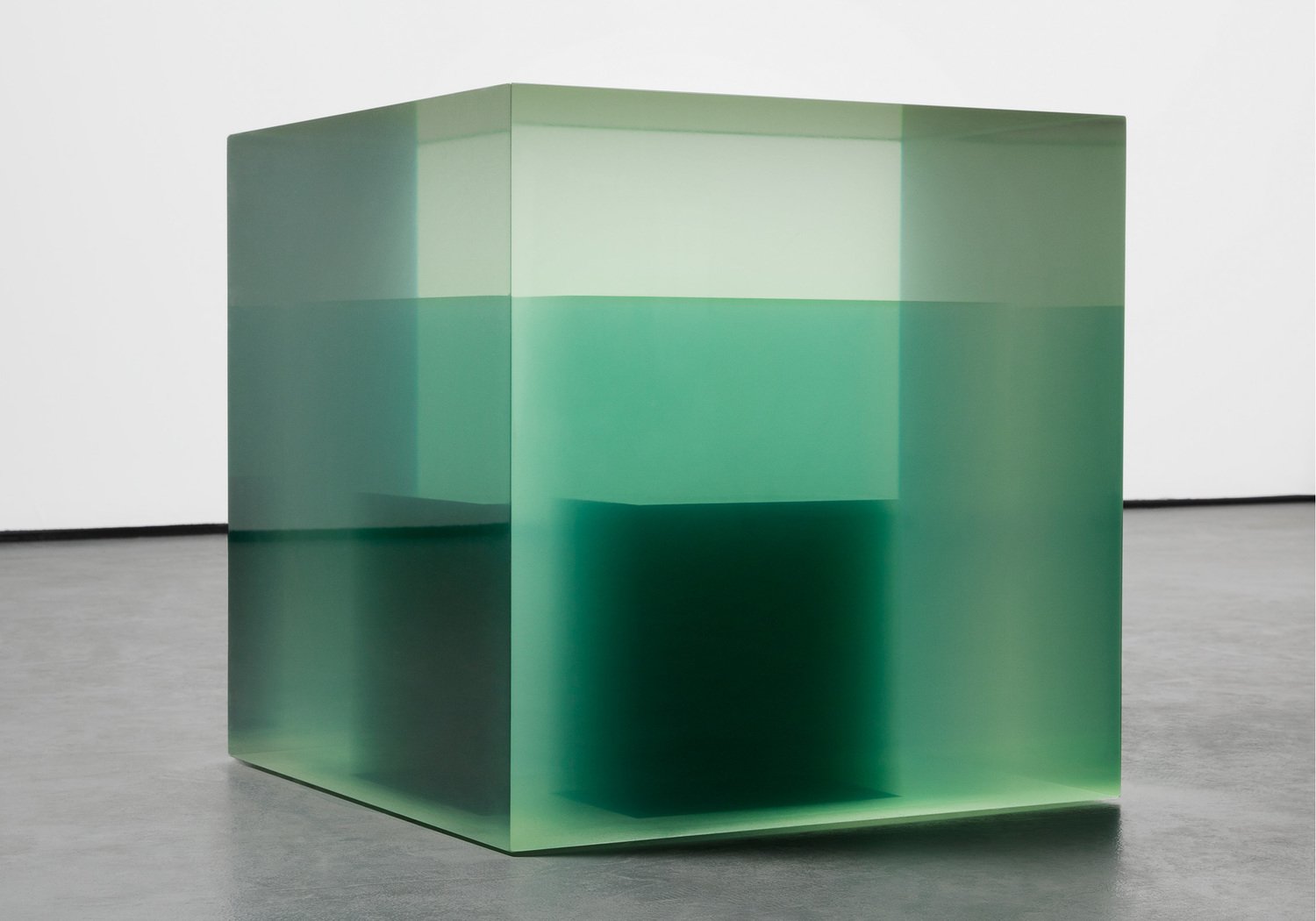  Niko Koronis  SUKU 1 GREEN , 2019 Coloured resin 17.7 x 17.7 x 17.7 in Edition proto of 8 plus 4 ap 