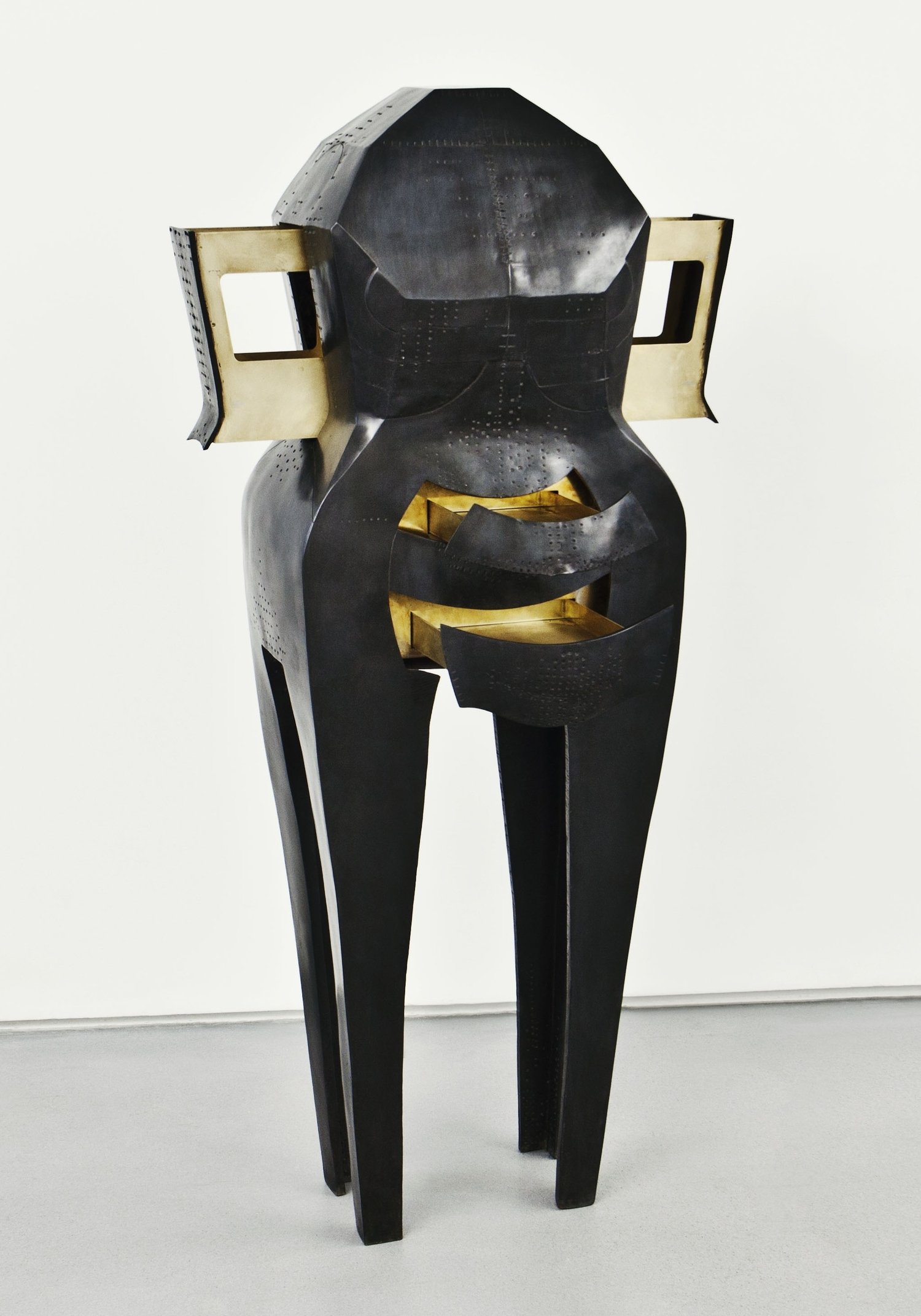  Ingrid Donat  HOMMAGE A GROULT , 2011 Bronze 65.7 x 15.7 x 20.9 in. Limited edition of 8 + 4 ap 
