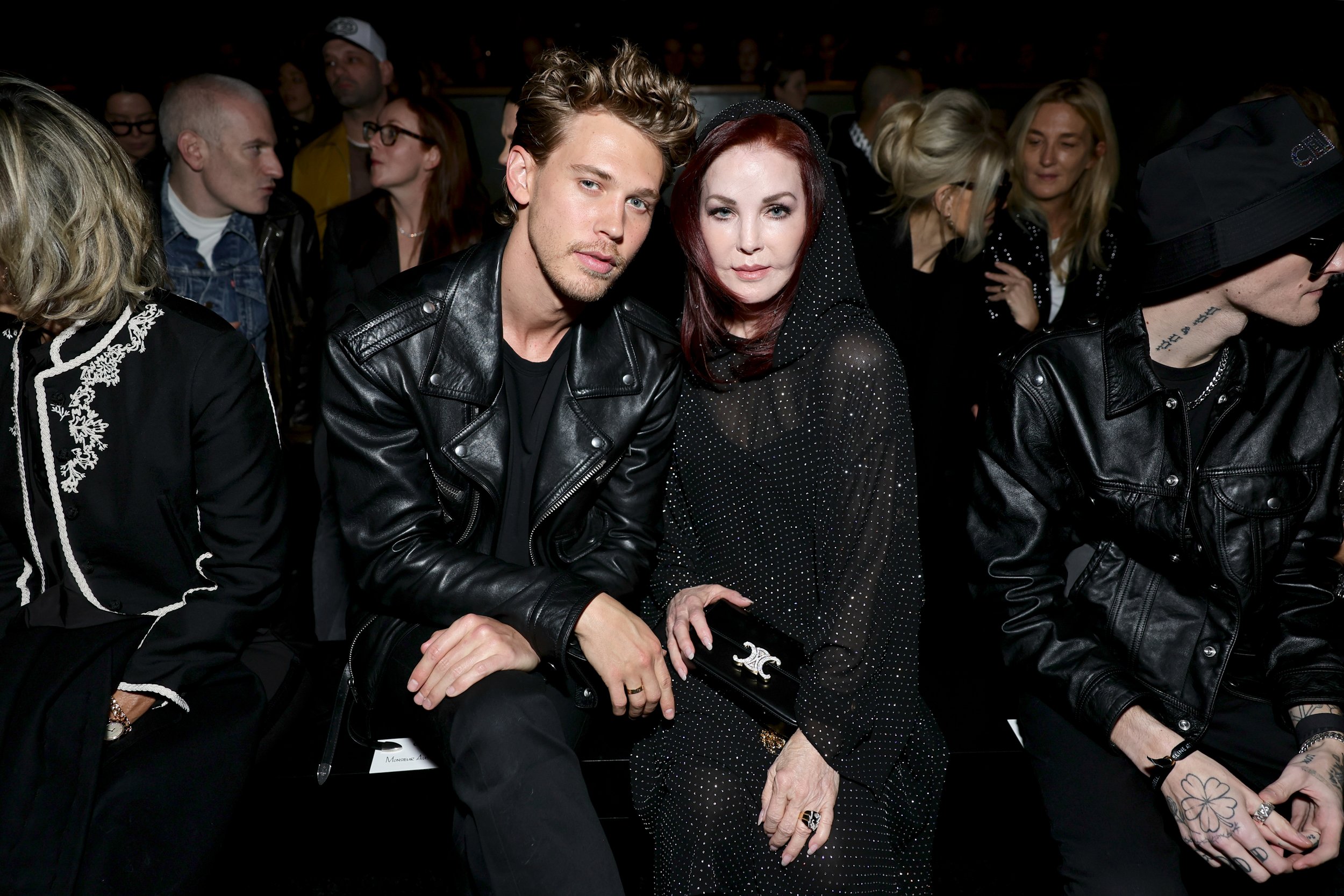 Austin Butler and Priscilla Presley