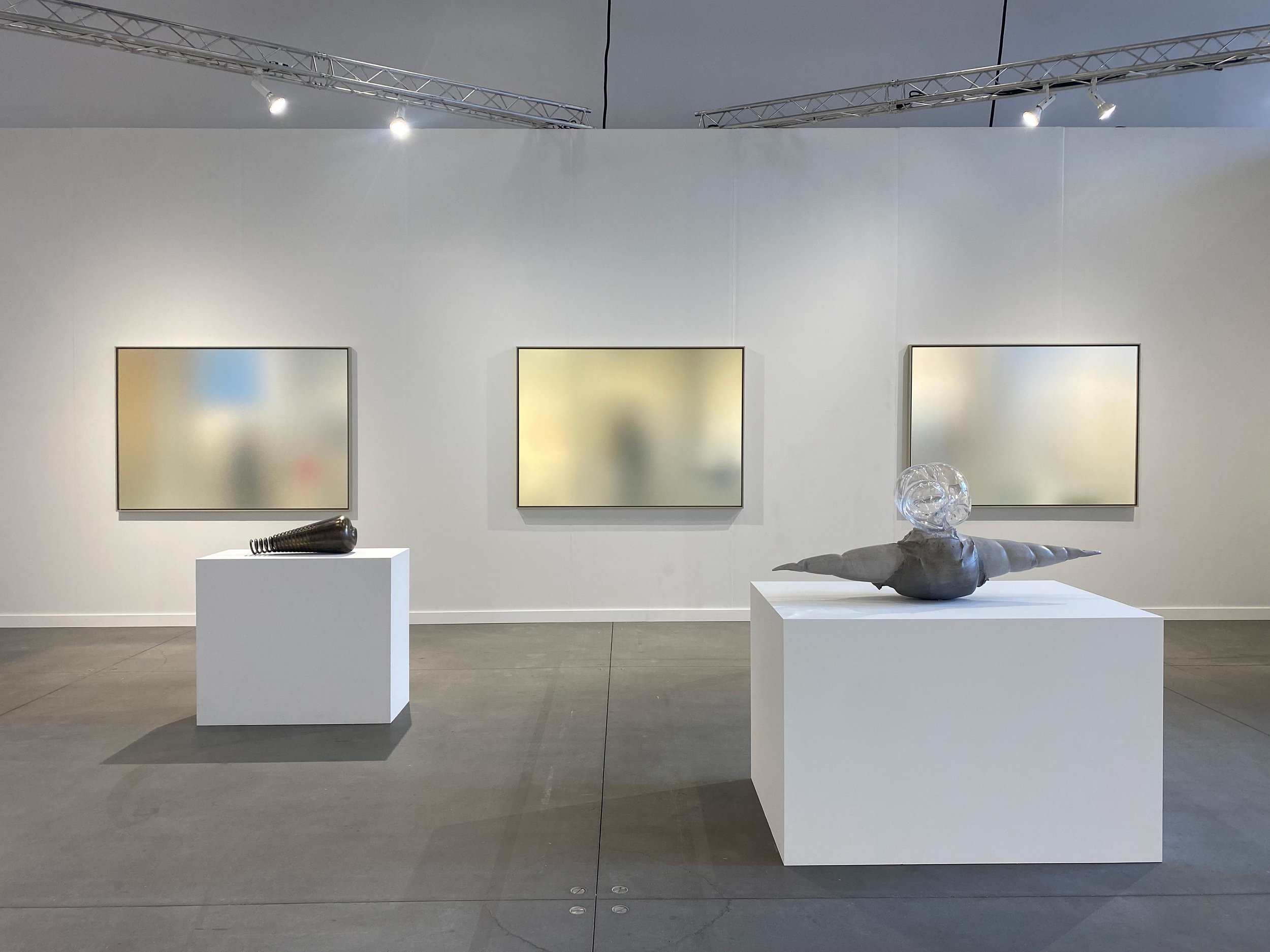  Installation view. Works by Scott Lyall and Jean-Luc Moulène at Miguel Abreu Gallery 