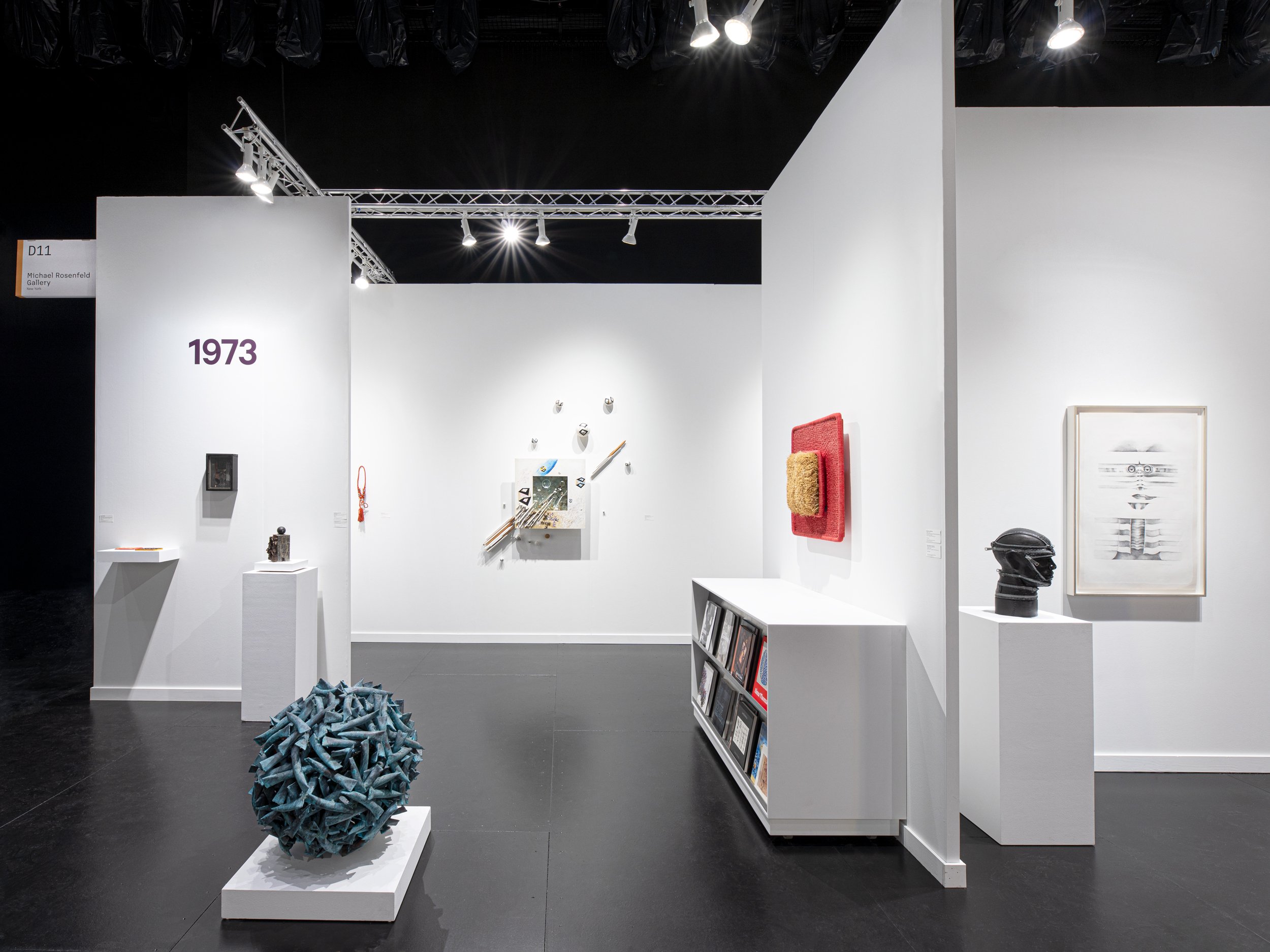  Installation view. Michael Rosenfeld Gallery booth at Frieze New York 