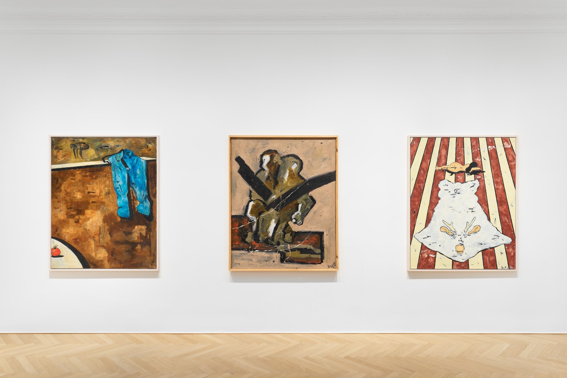  Installation view: Galerie Max Hetzler, Berlin, 23 June – 19 August 2023 Courtesy the artist and Galerie Max Hetzler, Berlin | Paris | London © Werner Büttner, Photo: def image&nbsp; 