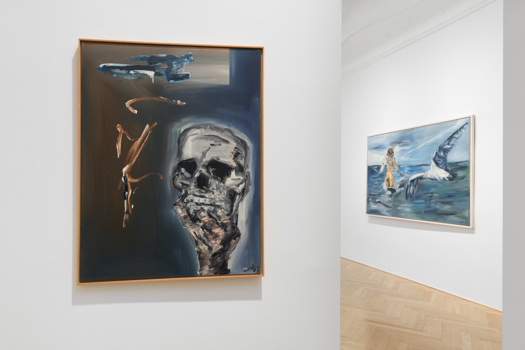  Installation view: Galerie Max Hetzler, Berlin, 23 June – 19 August 2023 Courtesy the artist and Galerie Max Hetzler, Berlin | Paris | London © Werner Büttner, Photo: def image&nbsp; 