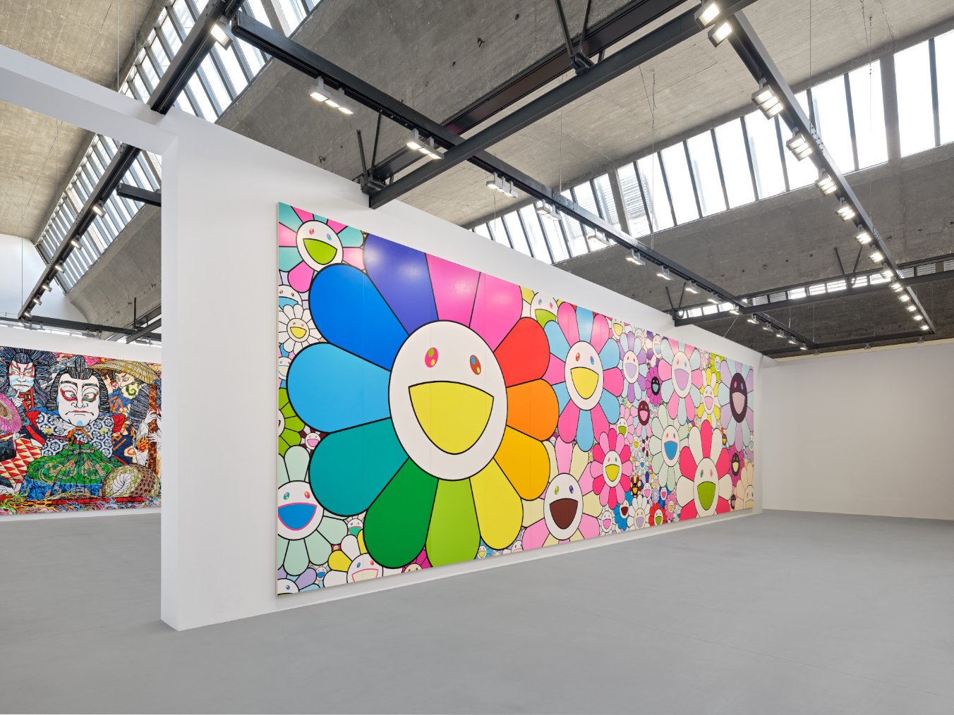  TAKASHI MURAKAMI  Understanding the New Cognitive Domain , 2023, installation view ©️2023 Takashi Murakami/Kaikai Kiki Co., Ltd. All Rights Reserved. Photo: Thomas Lannes Courtesy Gagosian 