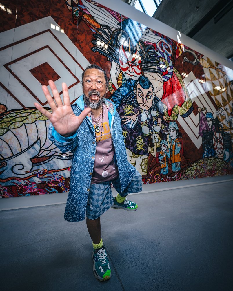  TAKASHI MURAKAMI  Portrait  ©2023 Takashi Murakami/Kaikai Kiki Co., Ltd. All Rights Reserved. Photo: RK (IG: @rkrkrk) Courtesy Gagosian 