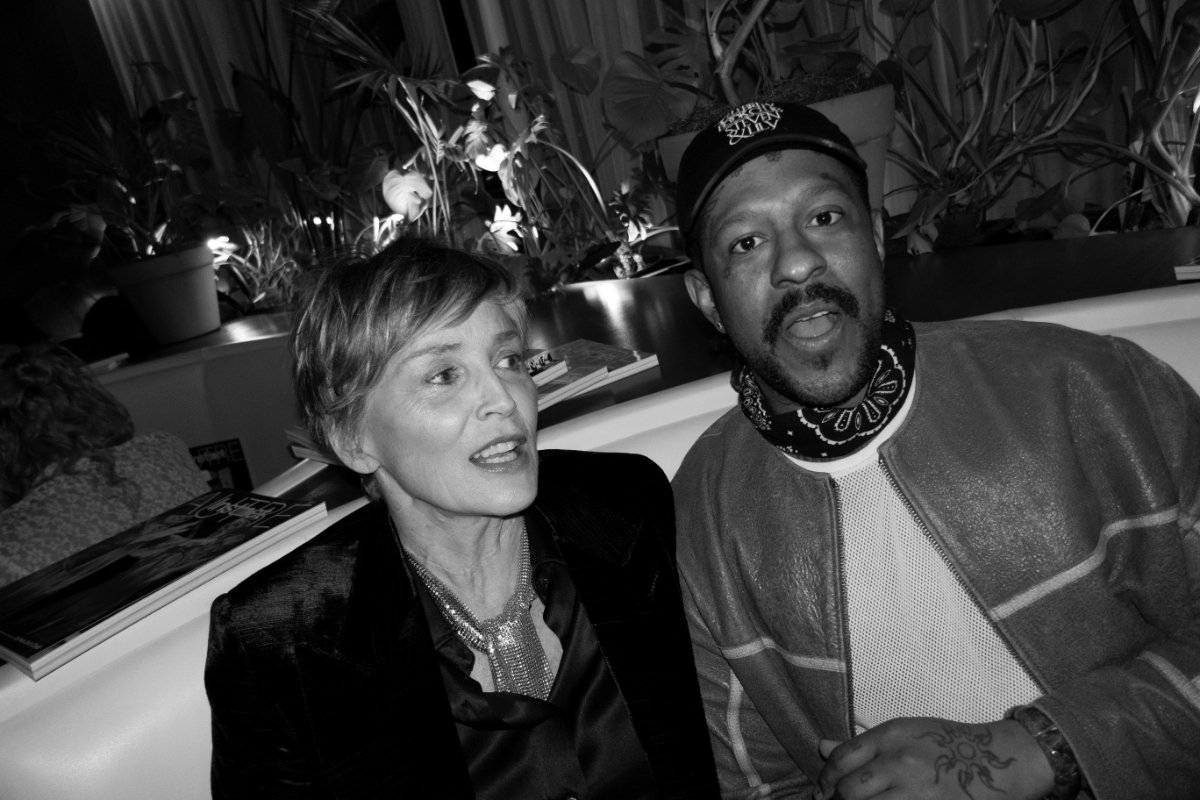  Sharon Stone &amp; Mykke Blanco 