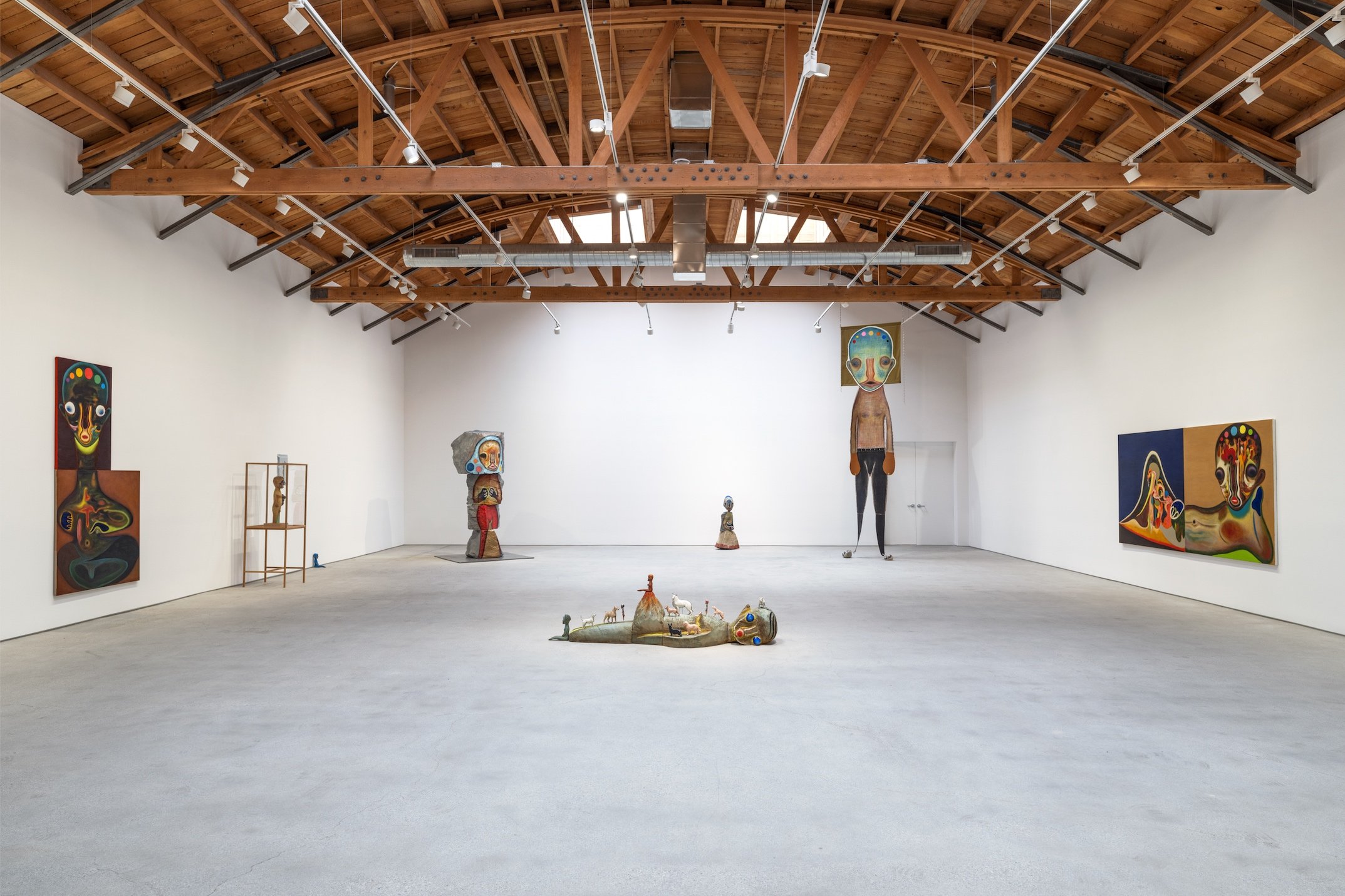  View of Izumi Kato's exhibition at Perrotin Los Angeles, 2024. Photo: Evan Bedford. ©2024 Izumi Kato. Courtesy of the artist and Perrotin 