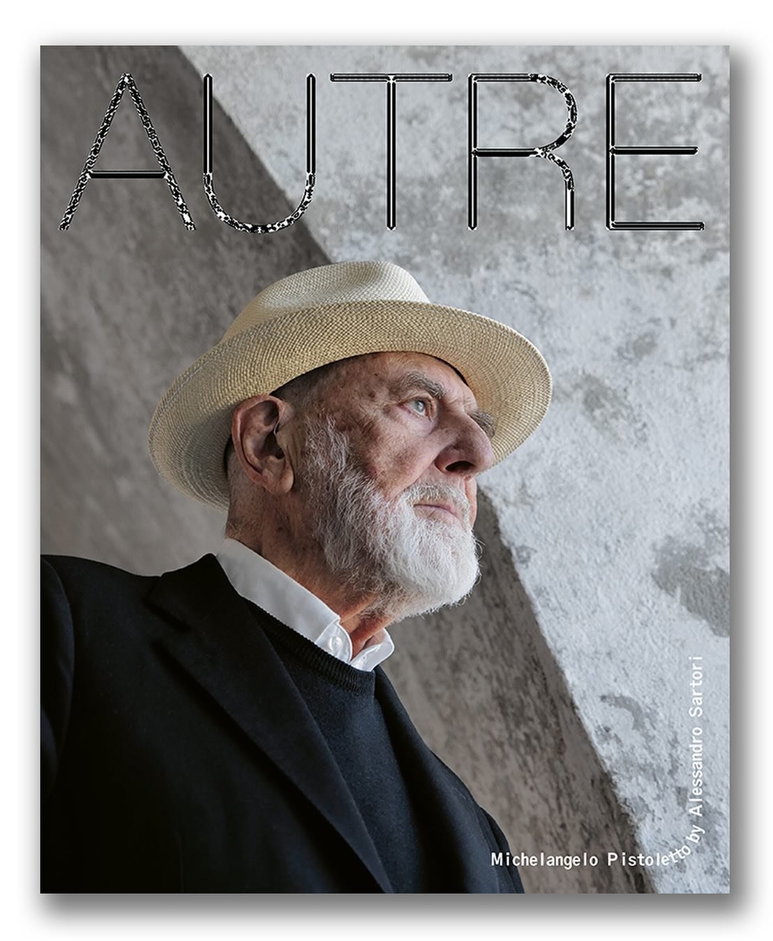 MICHELANGELO PISTOLETTO BY ALESSANDRO SARTORI. Autre is thrilled to present its S/S24 LEVITY ISSUE (preord3r 🔗 in biO), a 300+ page investigation into our zeitgeist of antigravity. Featuring our fourth cover, an in-depth profile on Arte Povera legen