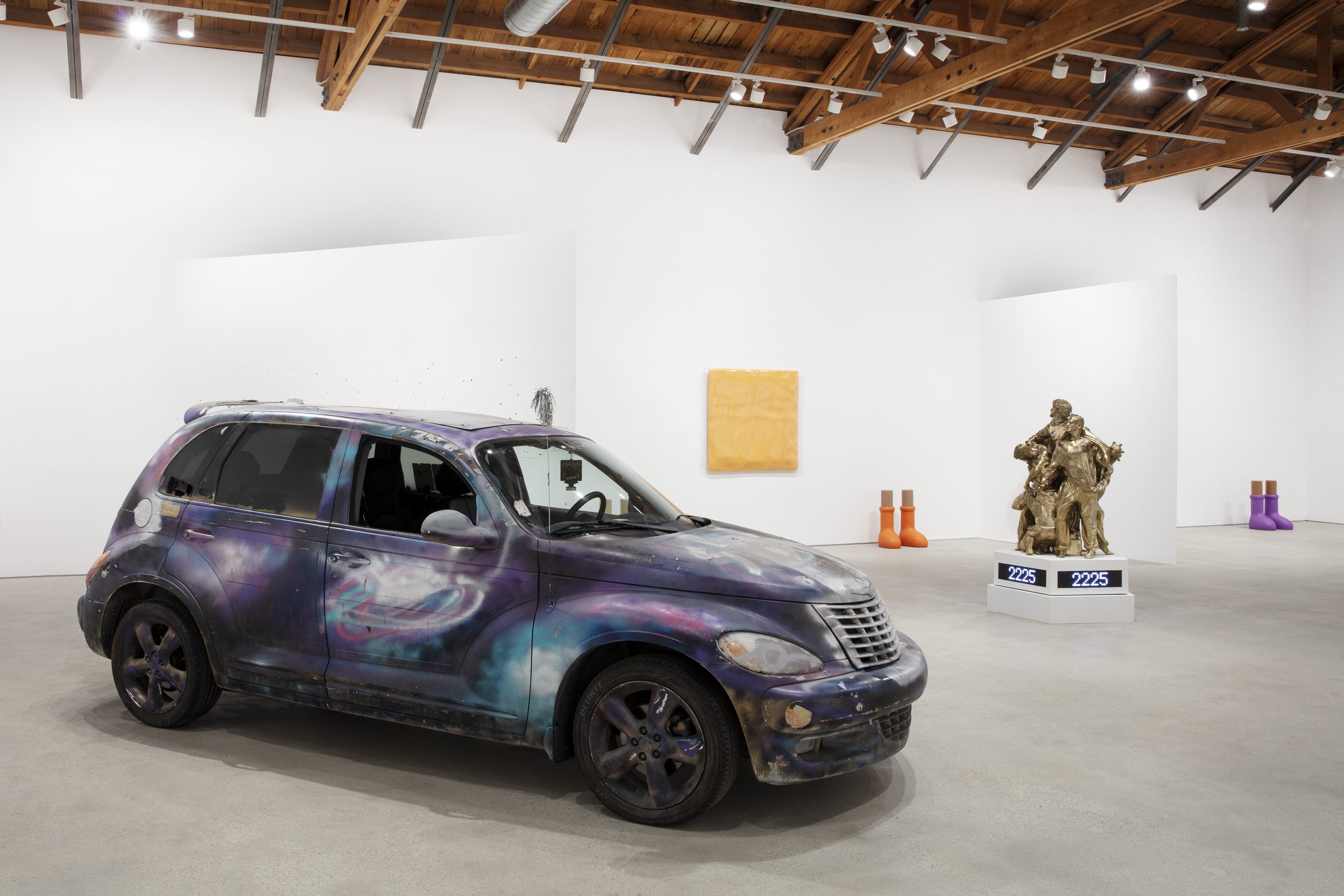  Installation view of MSCHF:  Art 2  at Perrotin Los Angeles, 2024. Photographer: Guillaume Ziccarelli. Courtesy of MSCHF and Perrotin.  