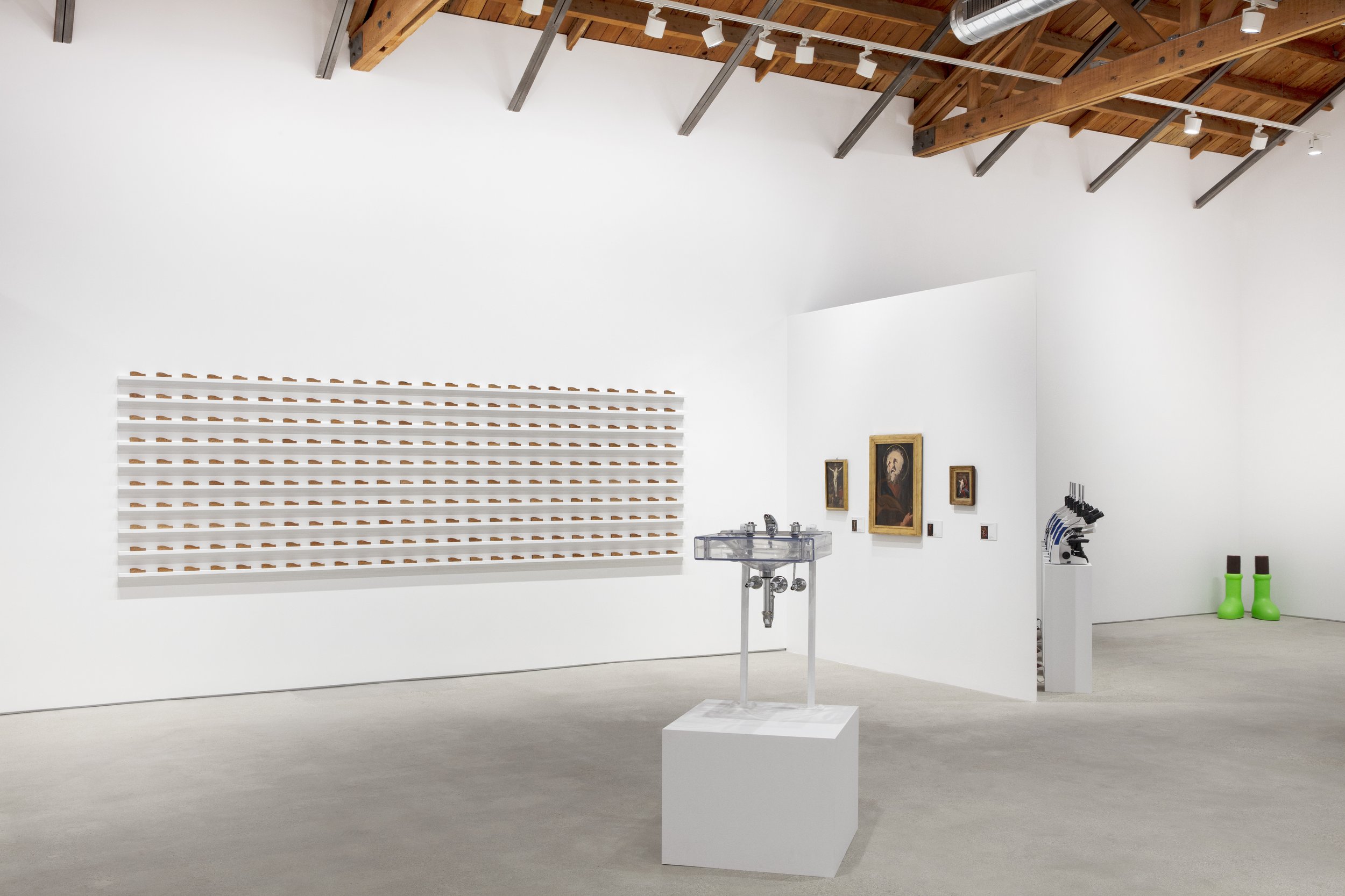  Installation view of MSCHF:  Art 2  at Perrotin Los Angeles, 2024. Photographer: Guillaume Ziccarelli. Courtesy of MSCHF and Perrotin.  