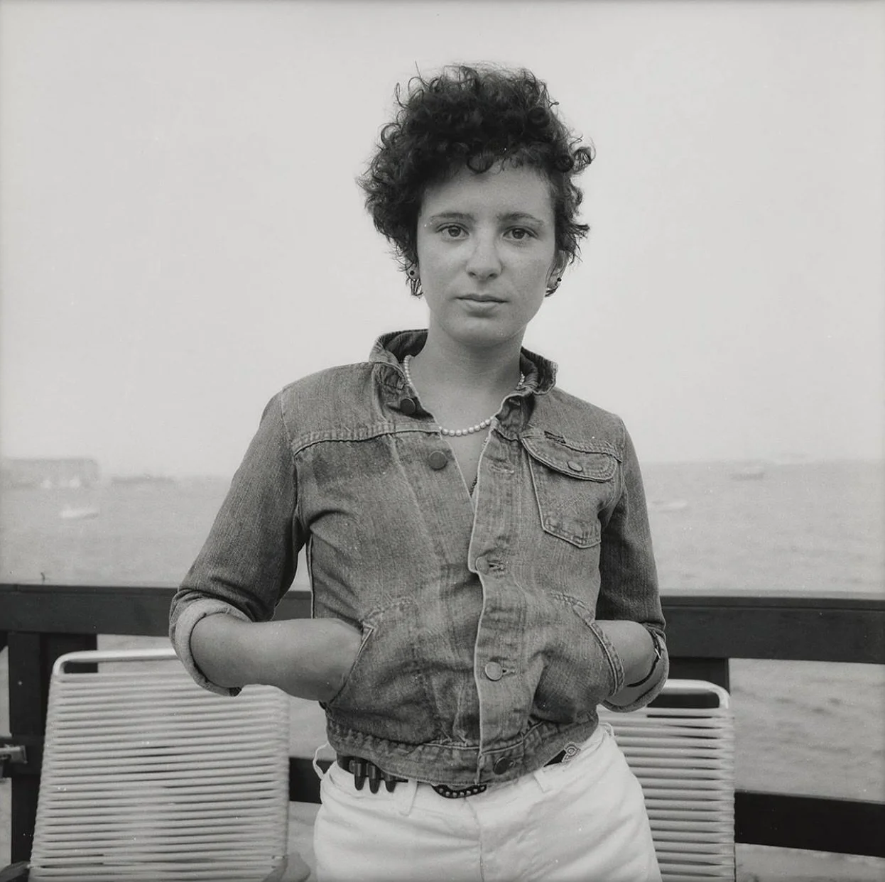 Nan Goldin in Provincetown by David Armstrong, late 70s. See the retrospective on view now at @luma_arles In our interview of Goldin, she reminisced about her early relationship with Armstrong - they met at the Satya Community School in Massachusetts