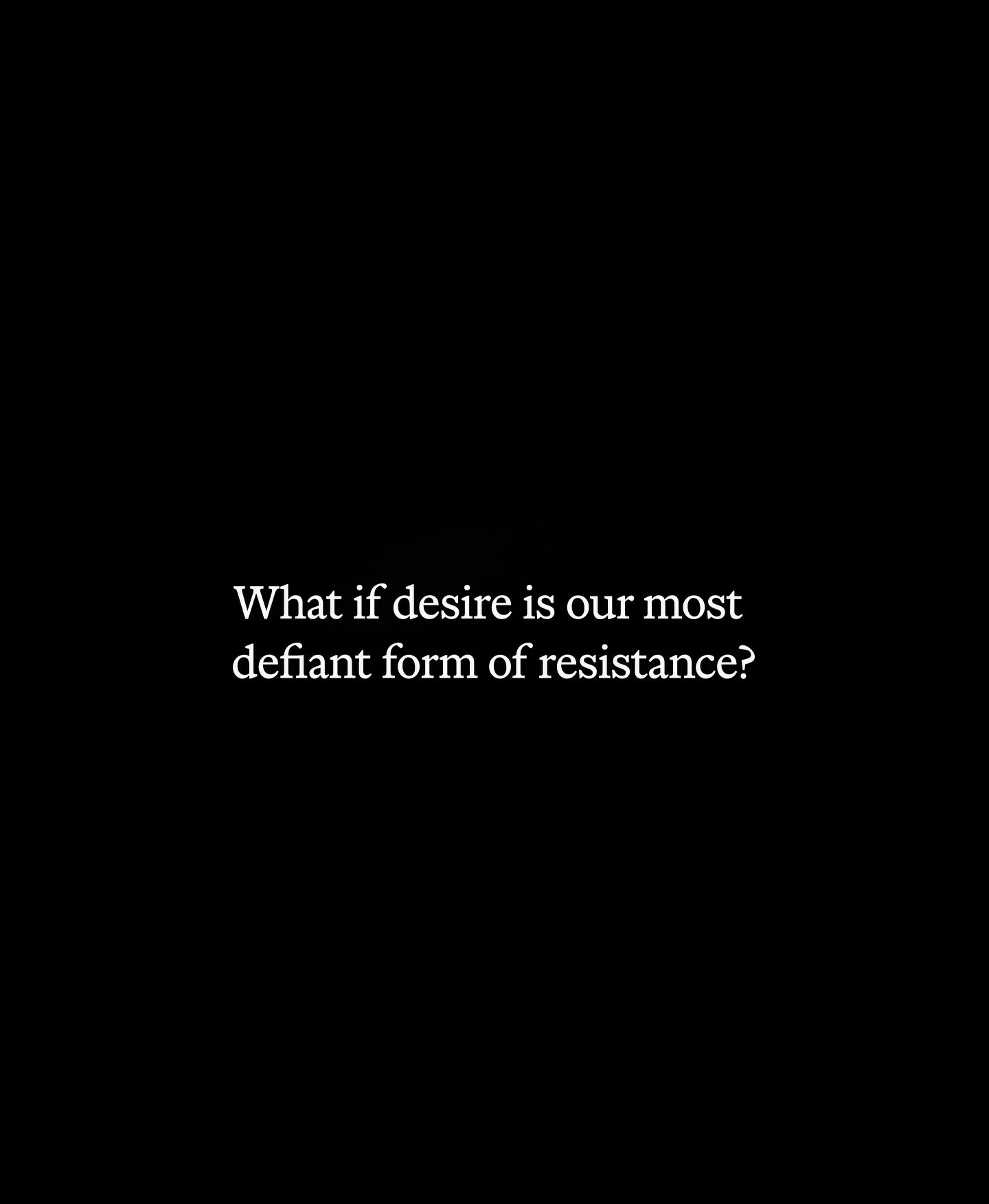 This is the central question of our SS25 Desire Issue: is desire our most defiant form of resistance? Out now on better newsstands. Sold out online. 

#autre #desire