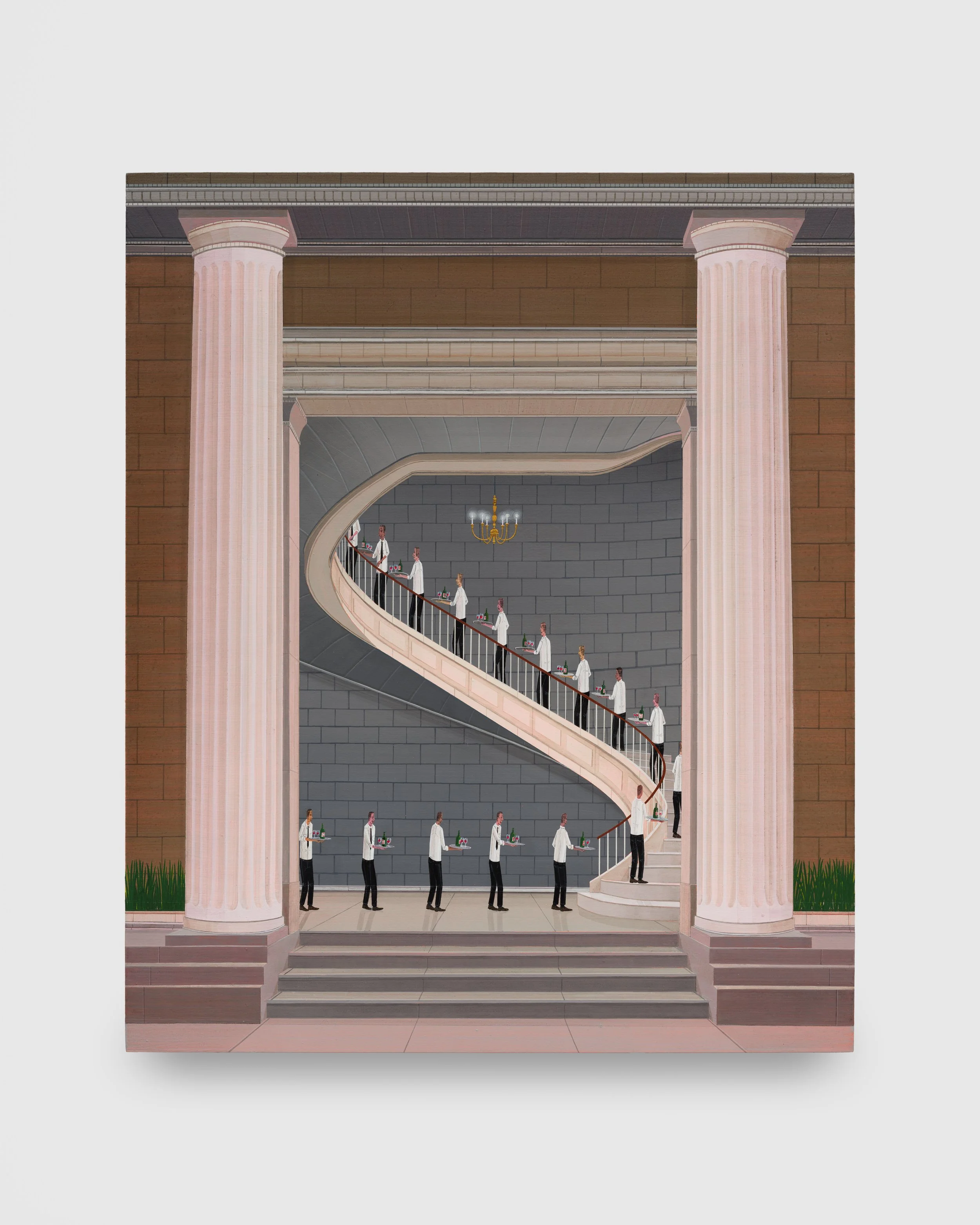  Ian Davis,&nbsp; Waiters , 2025. Courtesy of the Artist and&nbsp;Nicodim. 