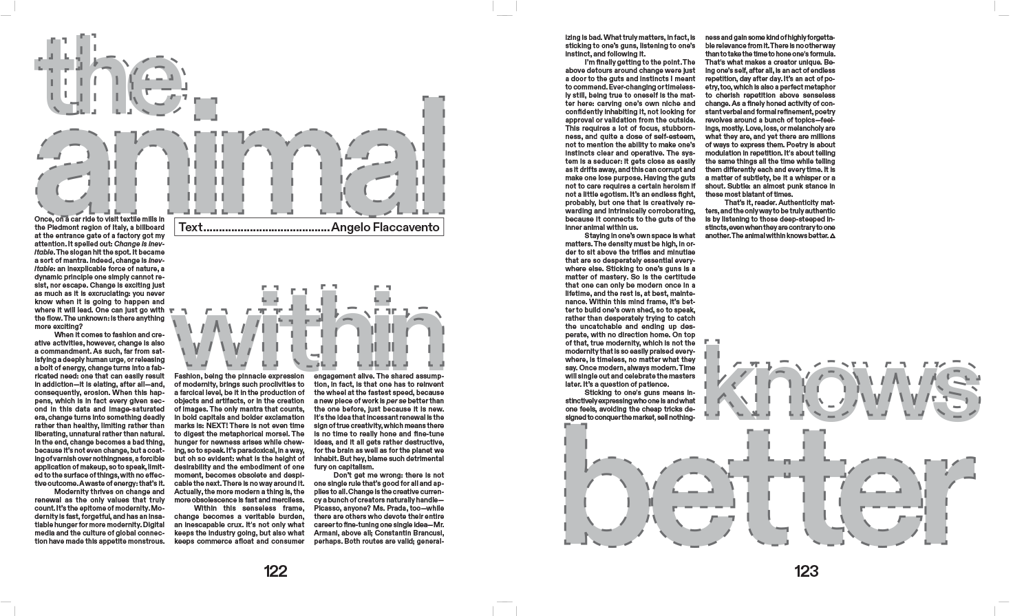 The Animal Within Knows Better