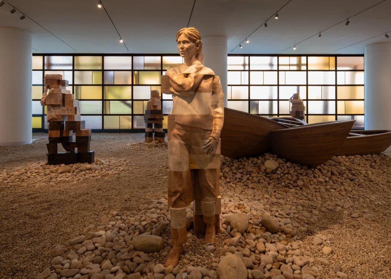  Doug Aitken  First Floor , 2025 Installation view at NMACC  Courtesty of the artist Photograph by Dhrupad Shukla/Floating Home Studio 