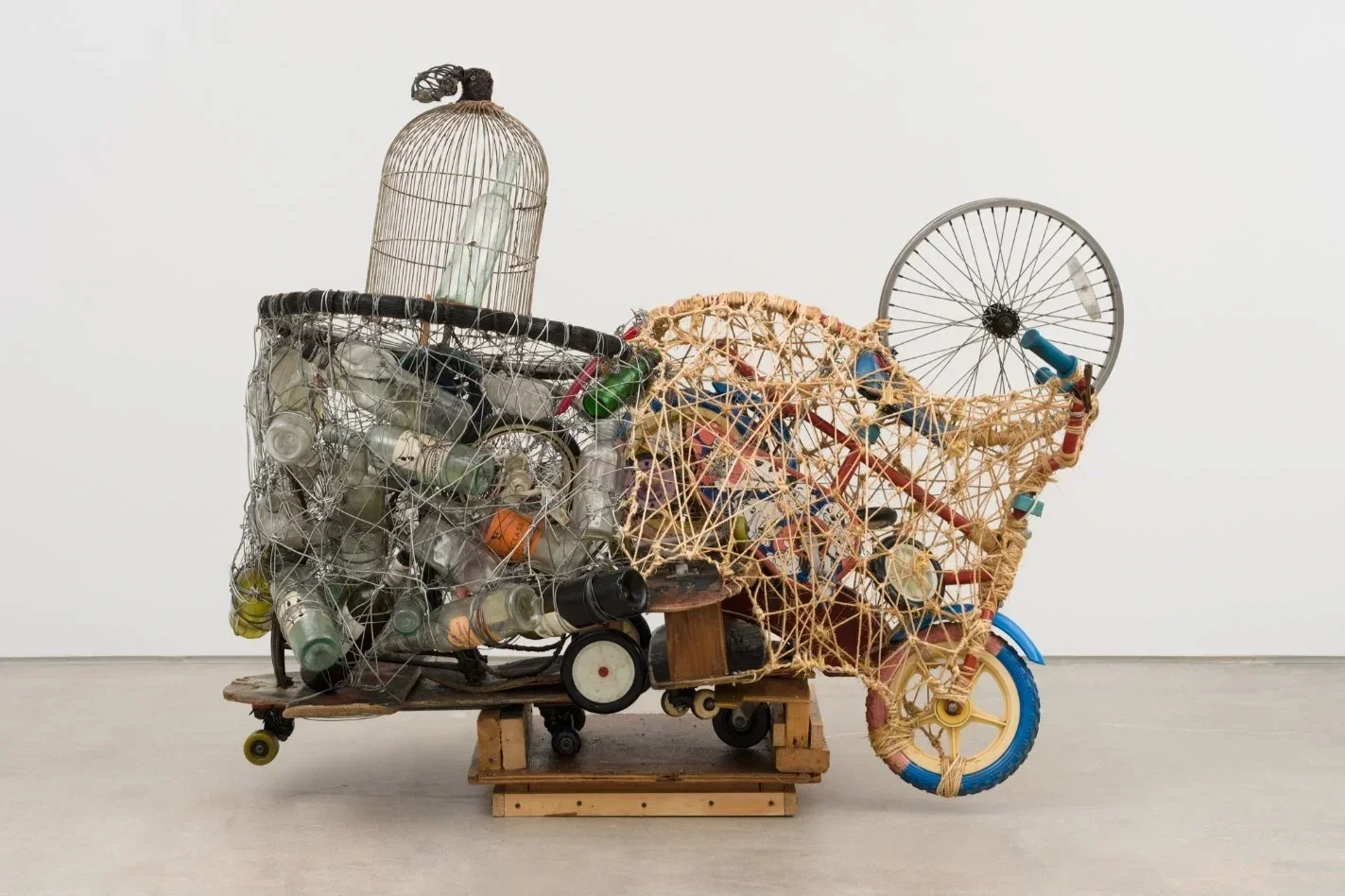 Arthur Simms's Caged Bottle Is a Delicate Balance Triggering Engines of Memory  @ KARMA New York