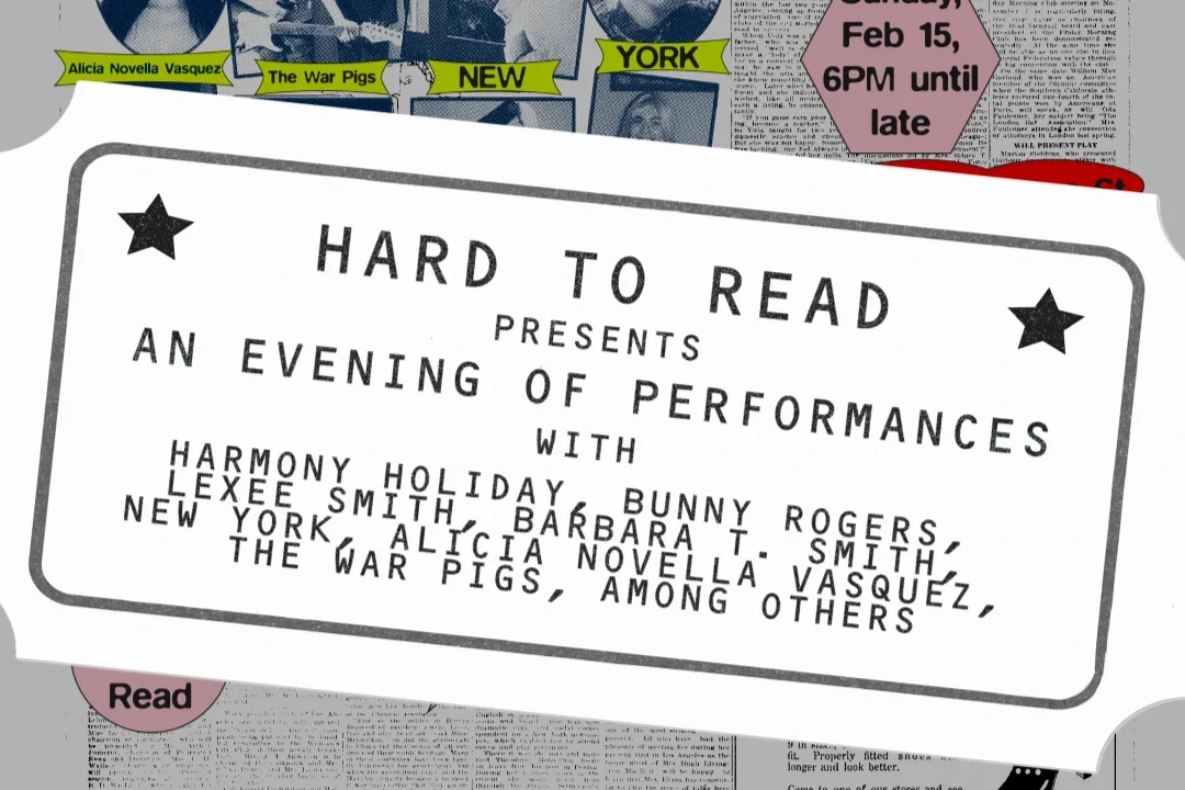 Hard to Read: An Interview of Barbara T. Smith, Fiona Duncan &amp; Mara McCarthy