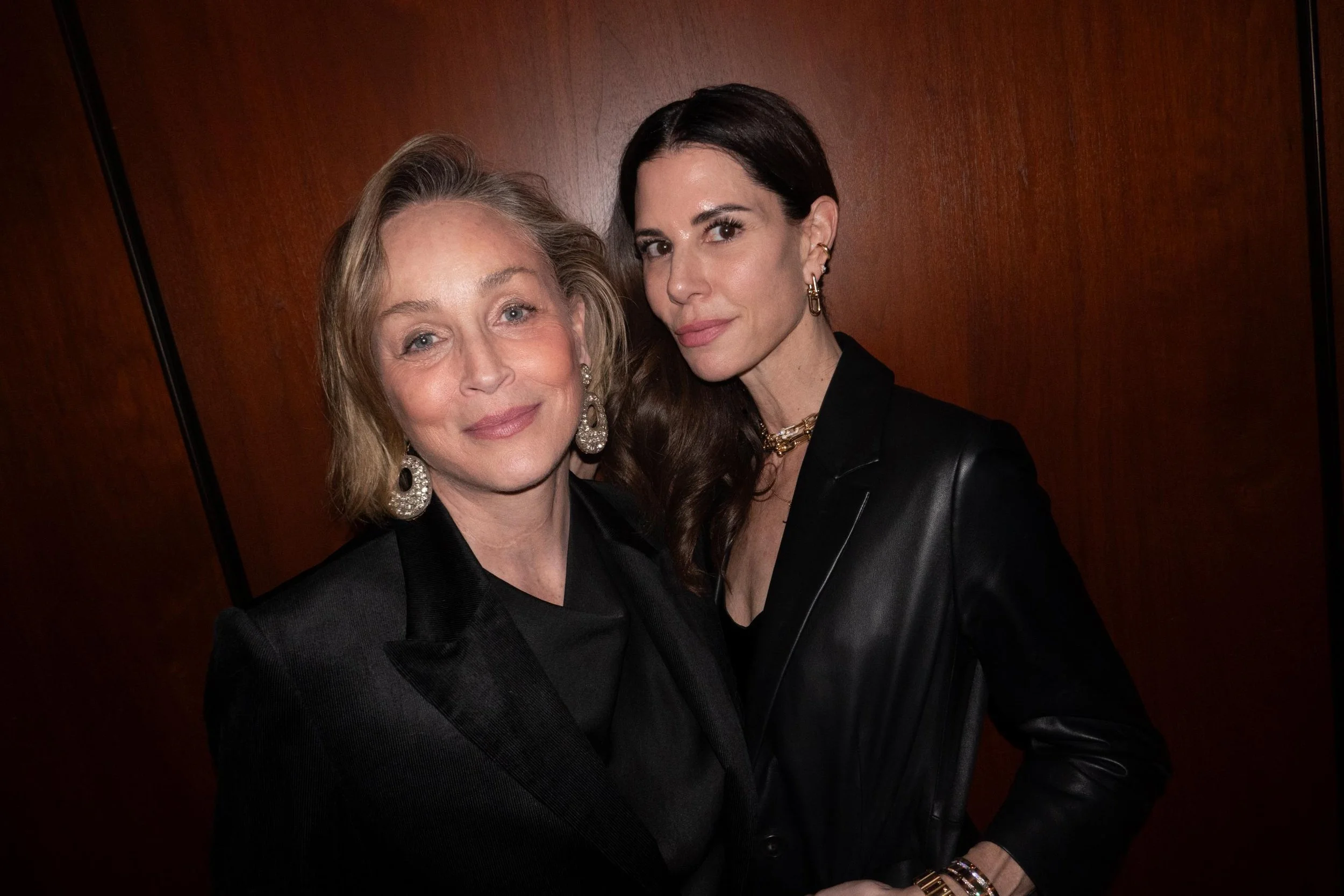  Sharon Stone and Julia Stoschek 
